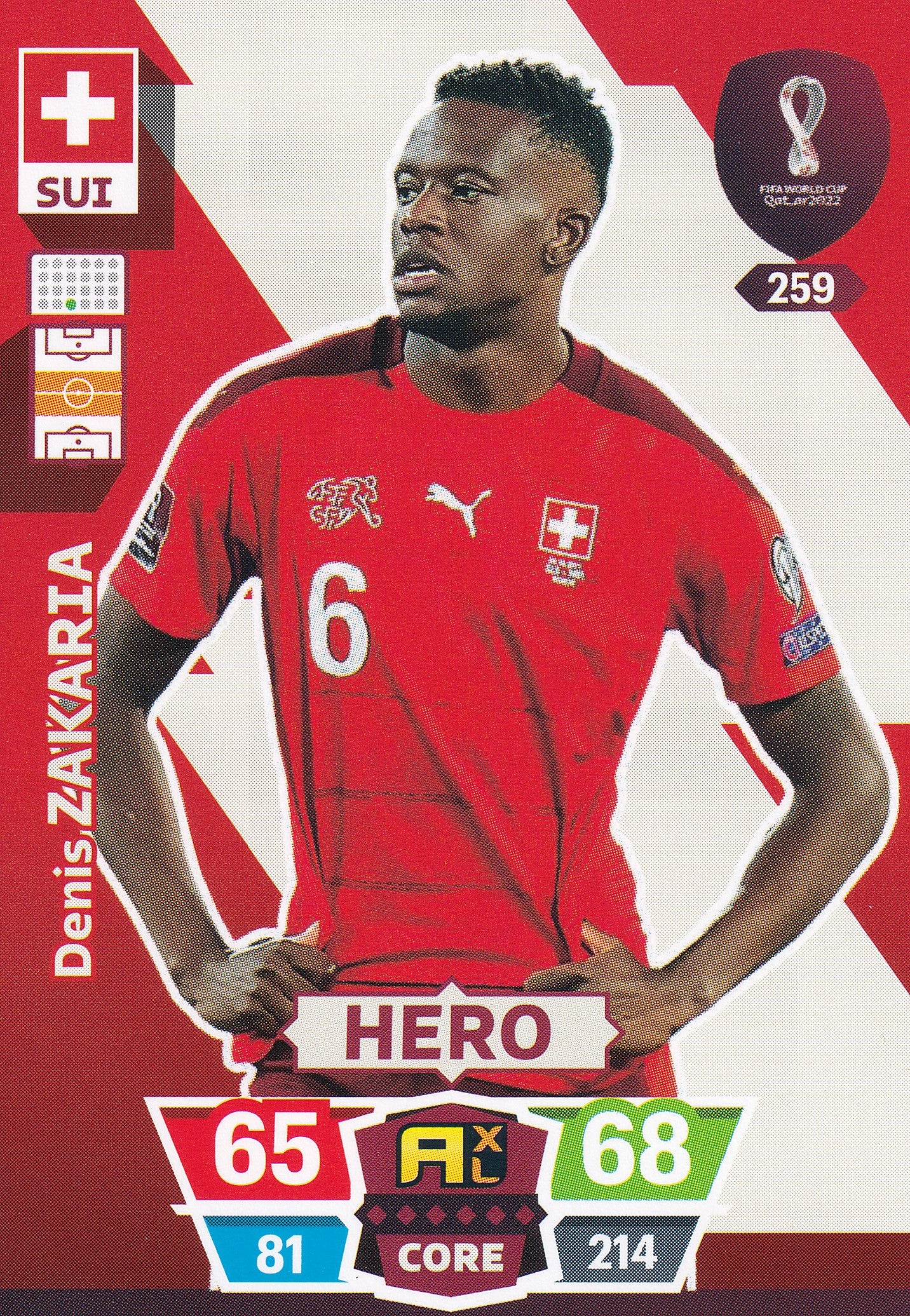 259. DENIS ZAKARIA - SWITZERLAND