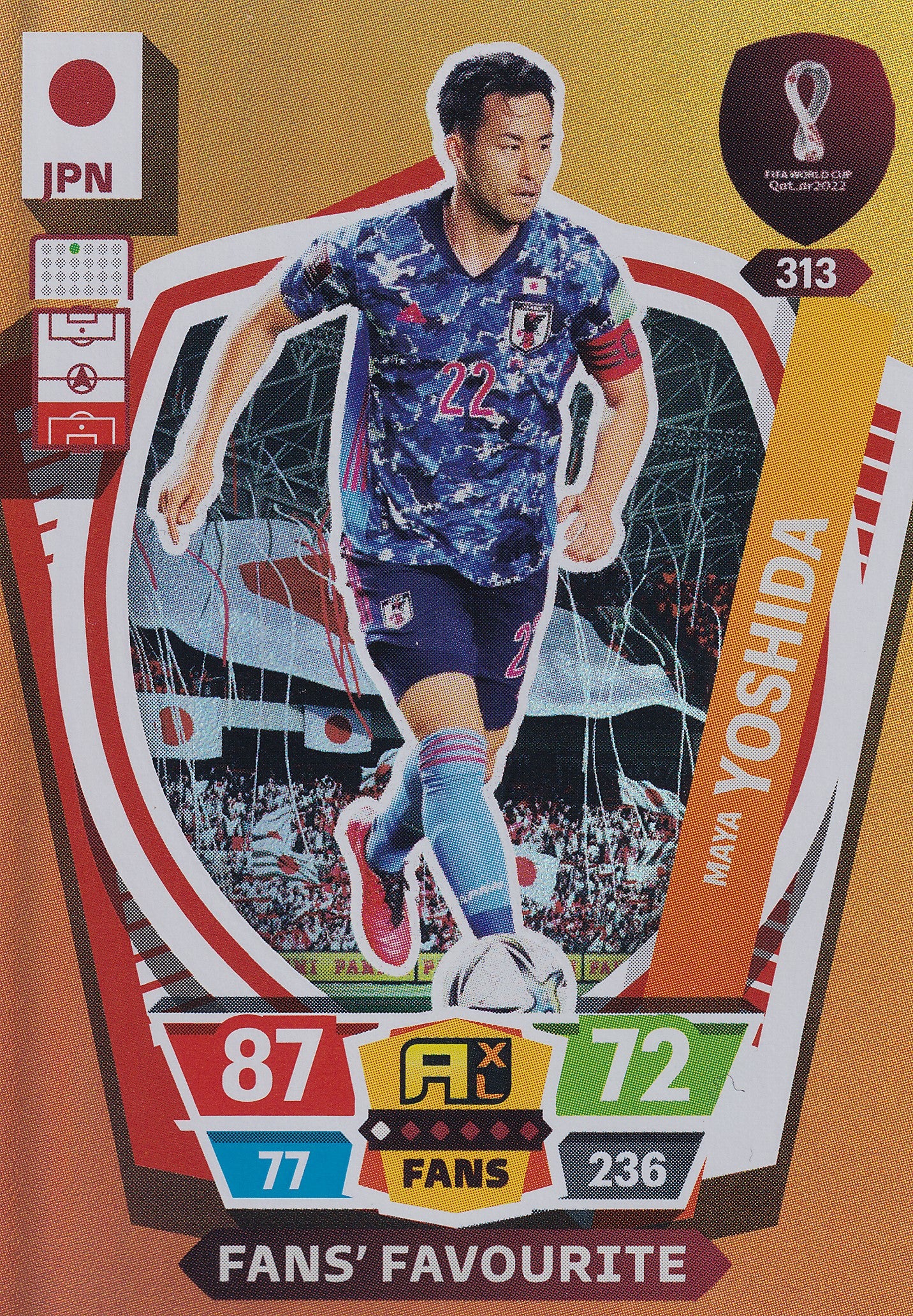 313. MAYA YOSHIDA - JAPAN - FANS FAVOURITE