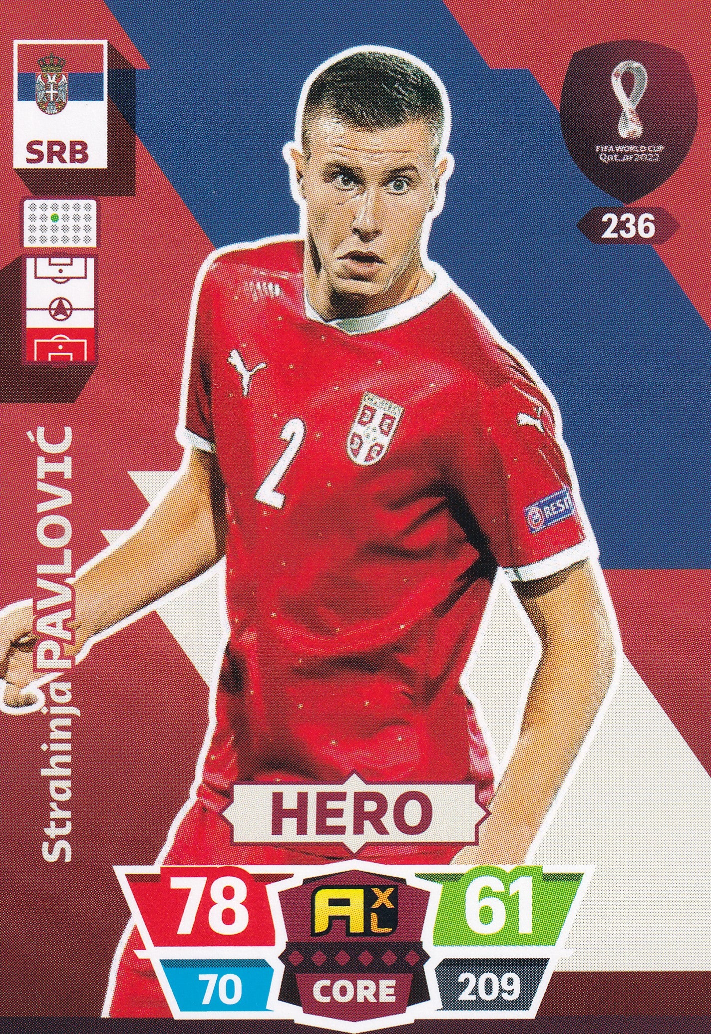 236. STRAHINJA PAVLOVIC - SERBIA