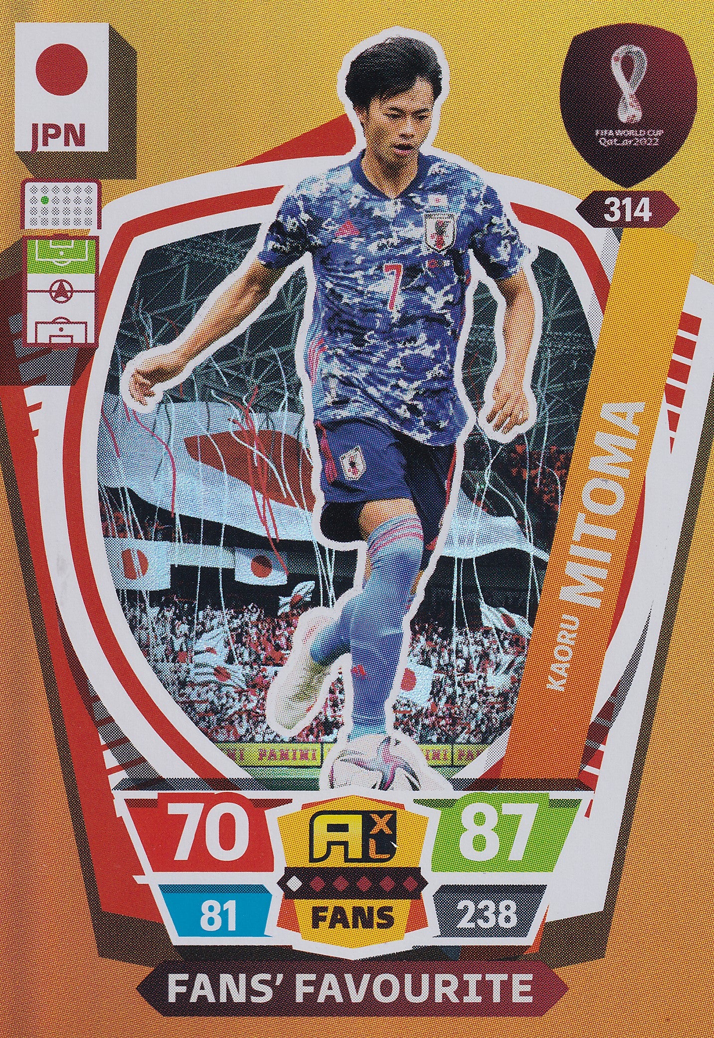 314. KAORU MITOMA - JAPAN - FANS FAVOURITE