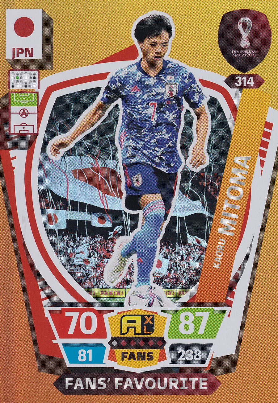 314. KAORU MITOMA - JAPAN - FANS FAVOURITE