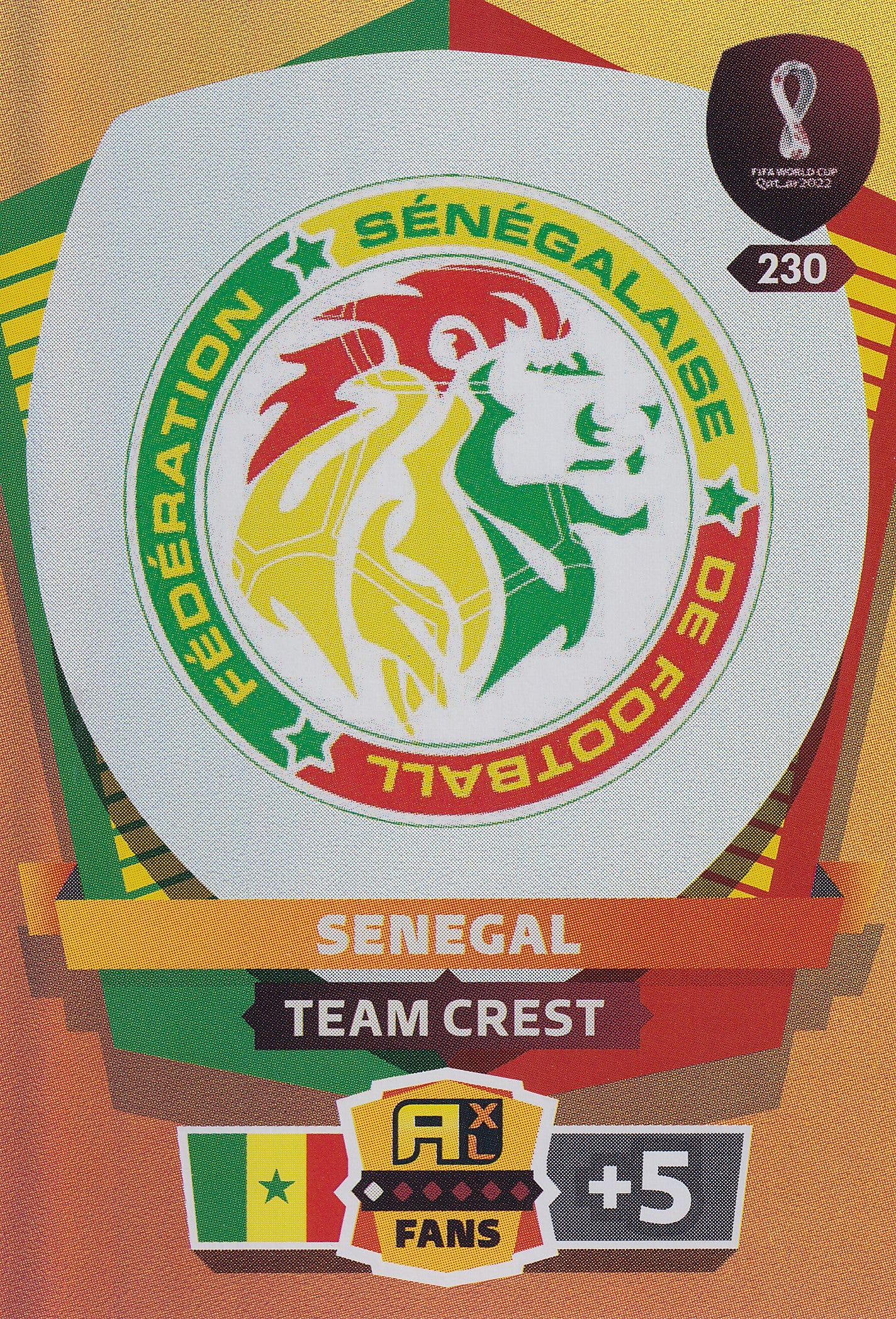 230. SENEGAL - TEAM CREST