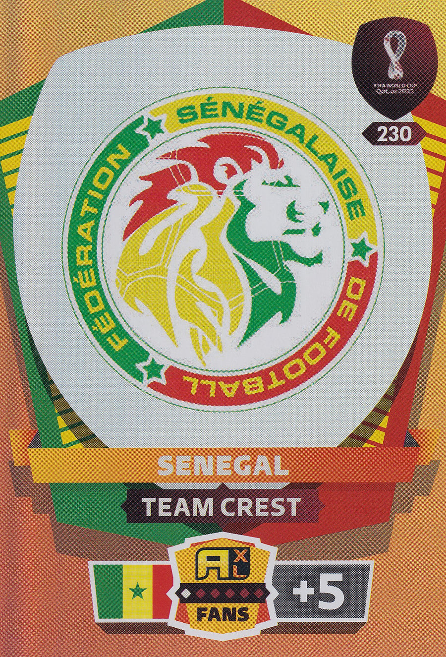 230. SENEGAL - TEAM CREST