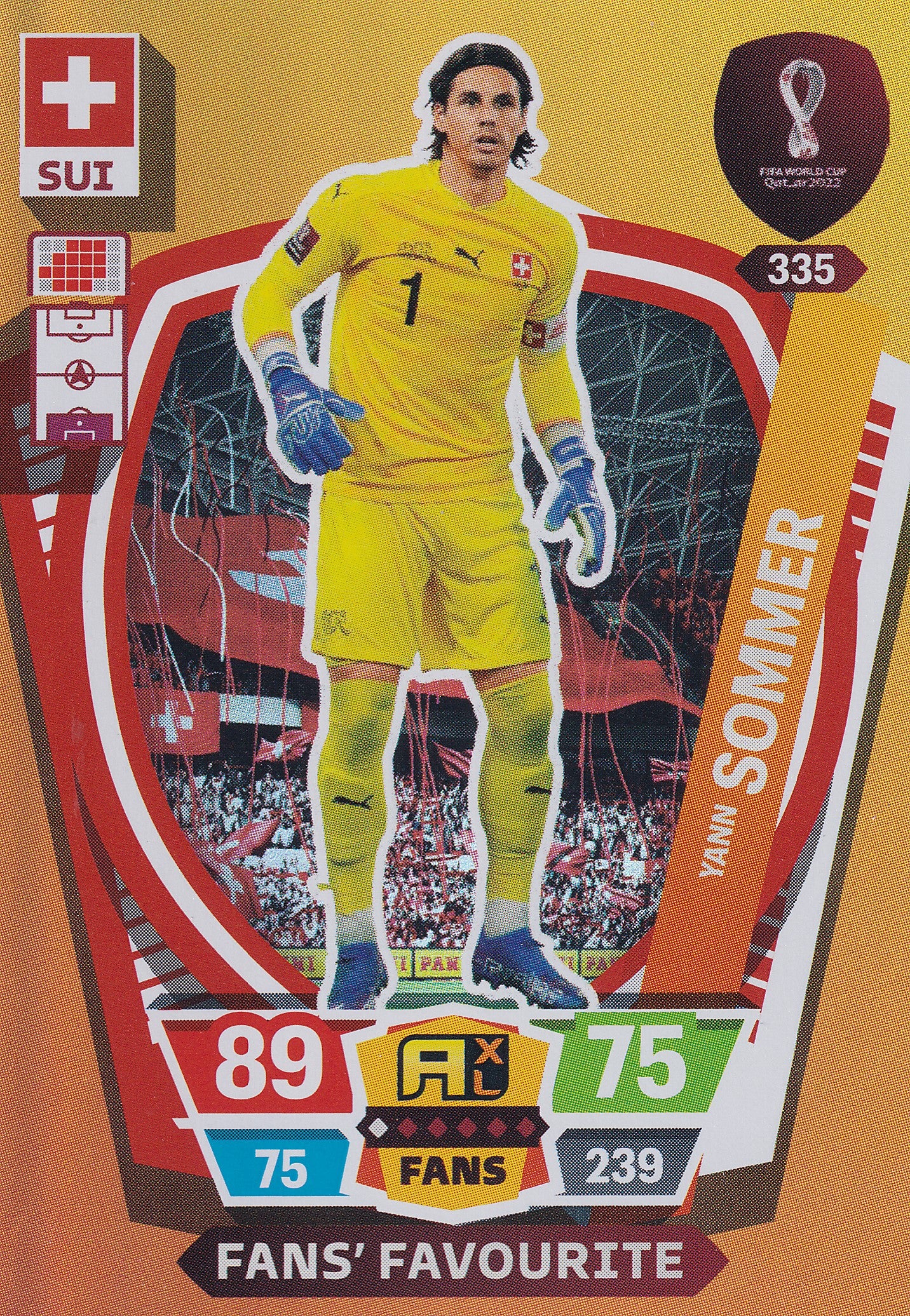 335. YANN SOMMER - SWITZERLAND - FANS FAVOURITE