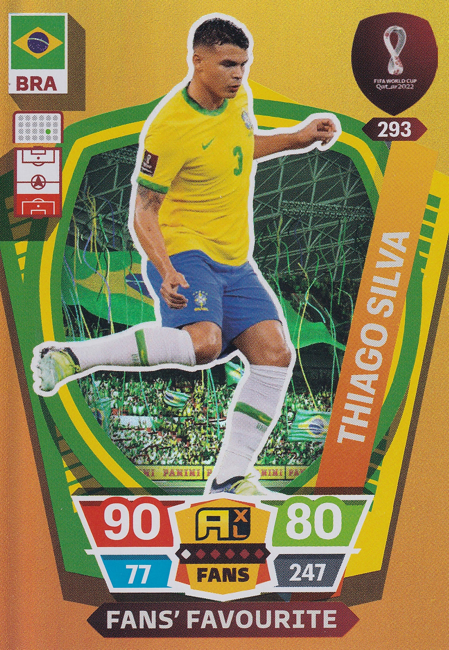 293. THIAGO SILVA - BRAZIL - FANS FAVOURITE