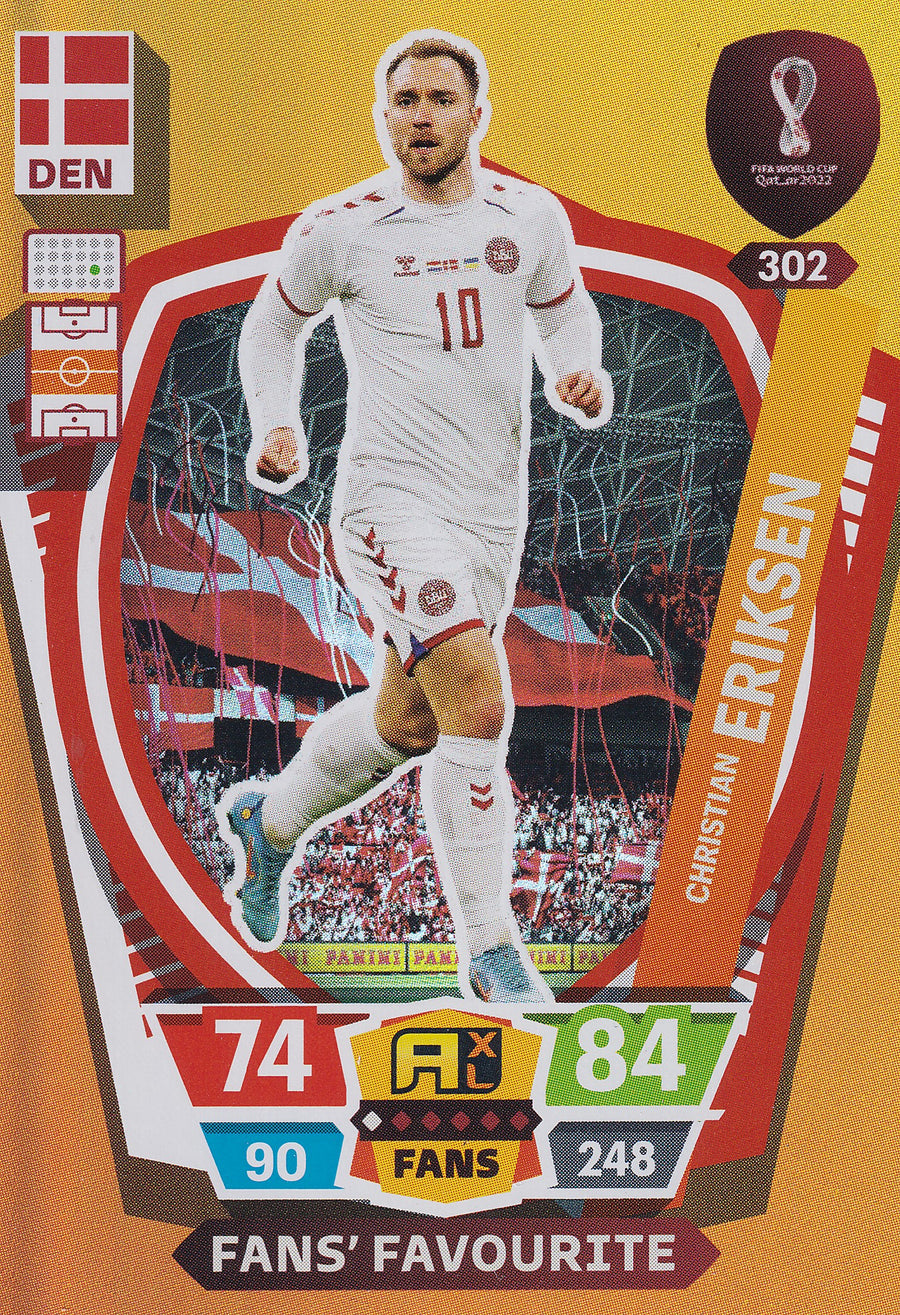 302. CHRISTIAN ERIKSEN - DENMARK - FANS FAVOURITE