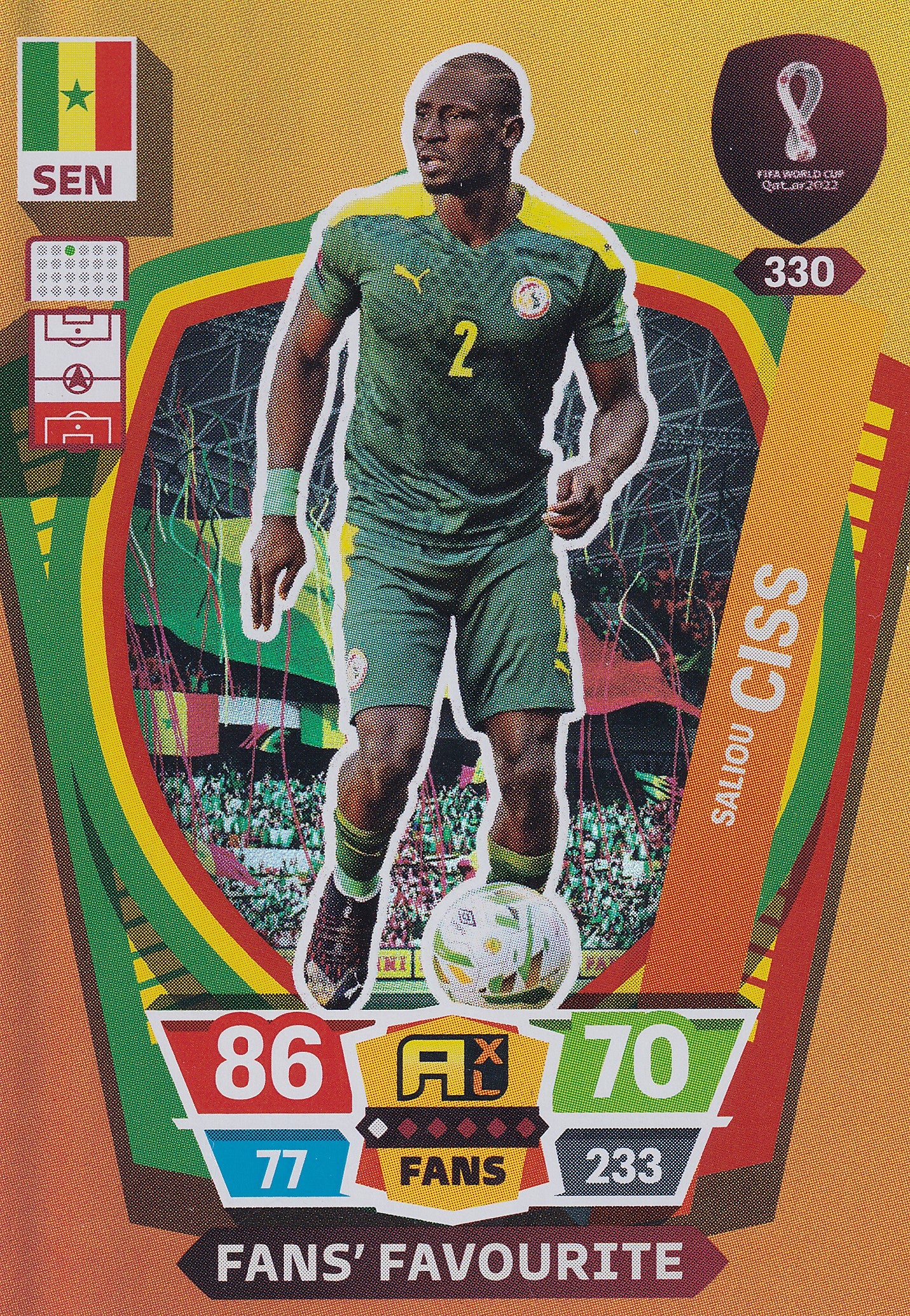 330. SALIOU CISS - SENEGAL - FANS FAVOURITE