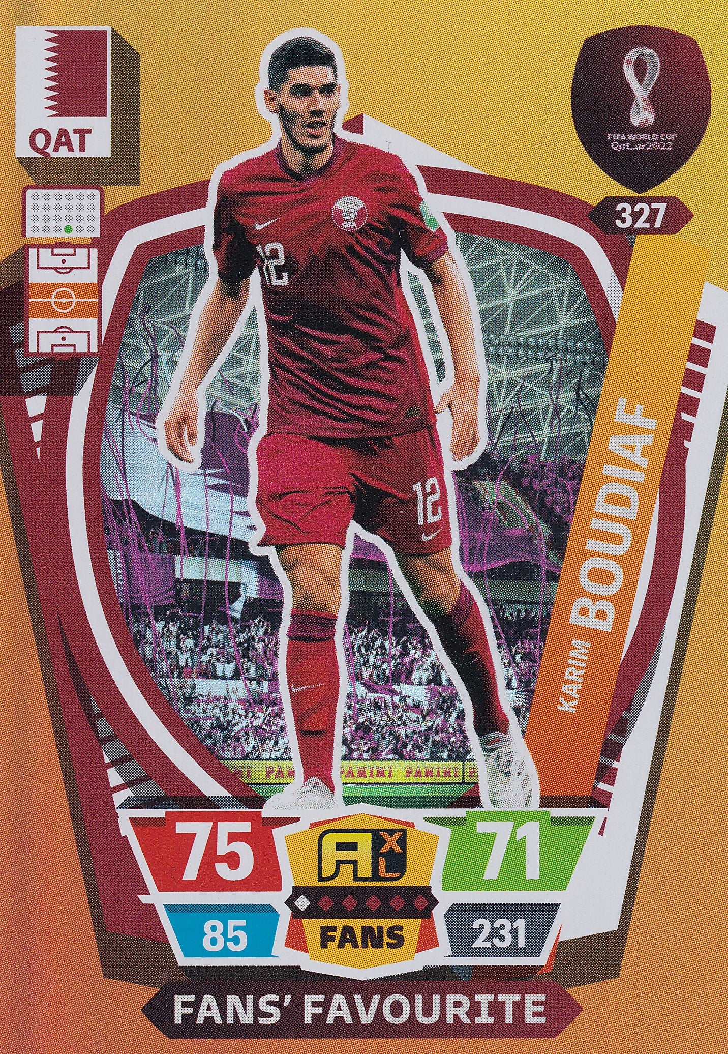 327. KARIM BOUDIAF - QATAR - FANS FAVOURITE
