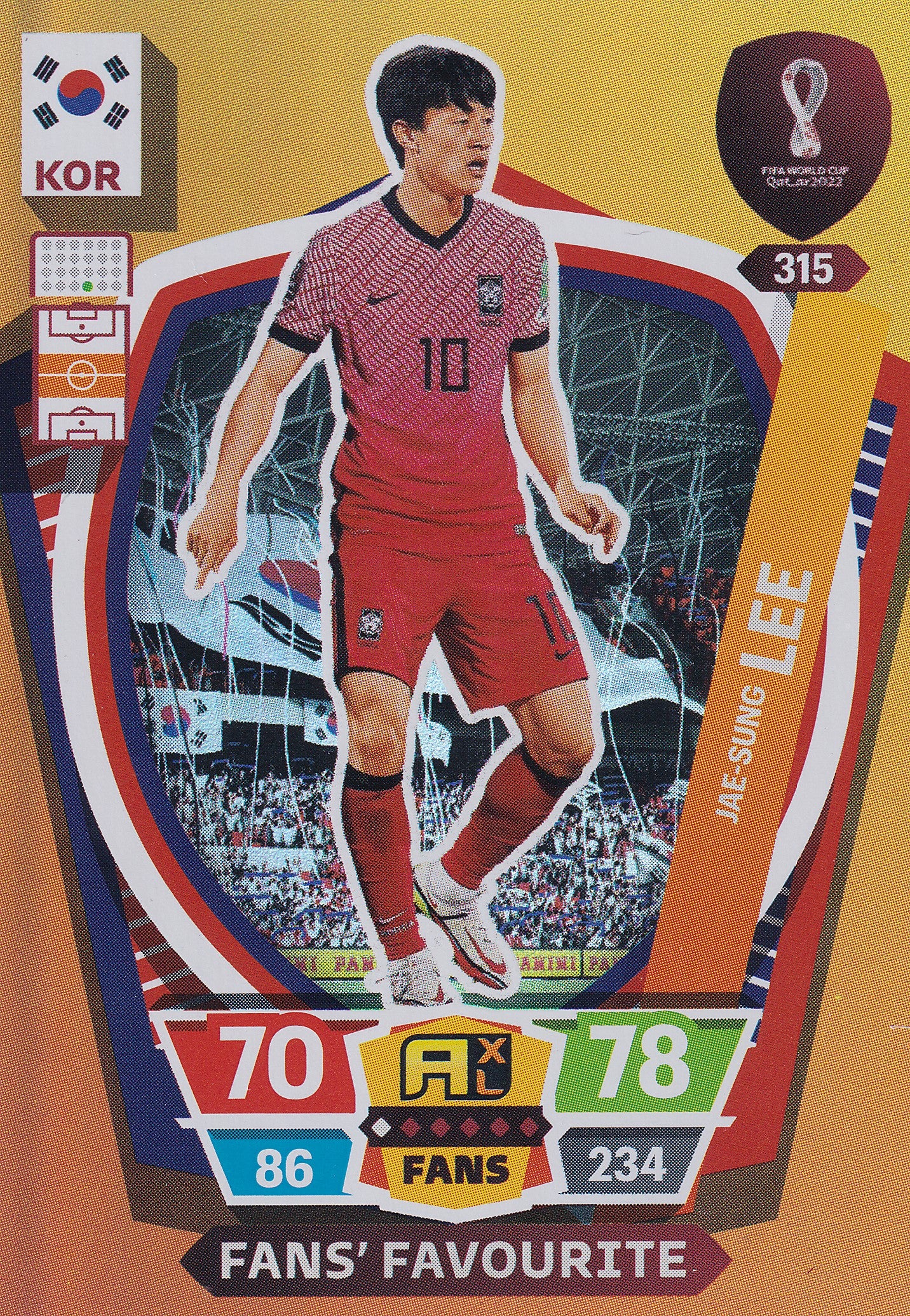 315. JAE-SUNG LEE - KOREA REPUBLIC - FANS FAVOURITE