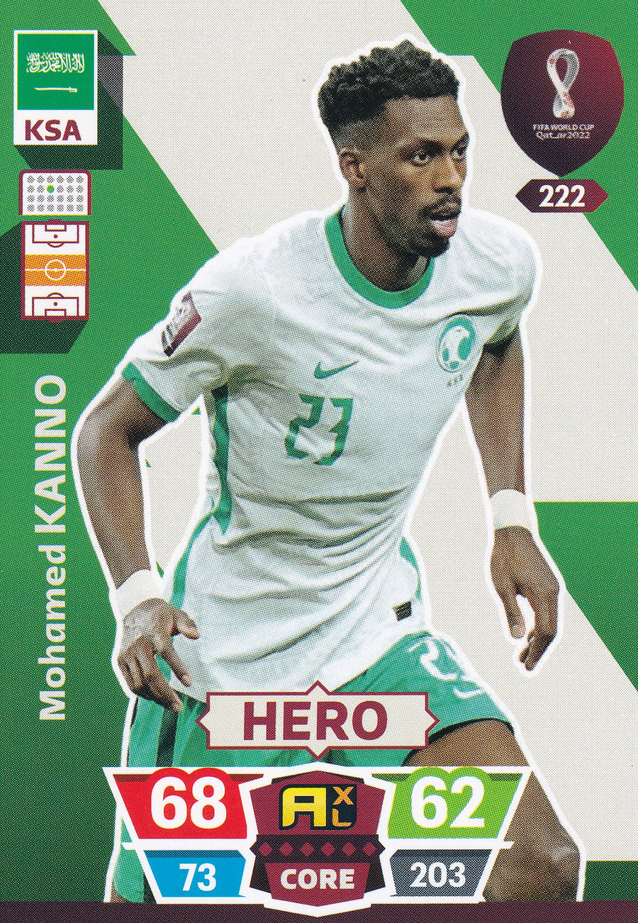 222. MOHAMED KANNO - SAUDI ARABIA