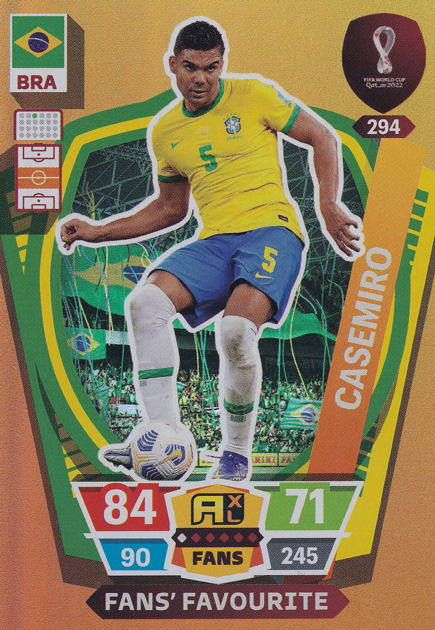 294. CASEMIRO - BRAZIL - FANS FAVOURITE