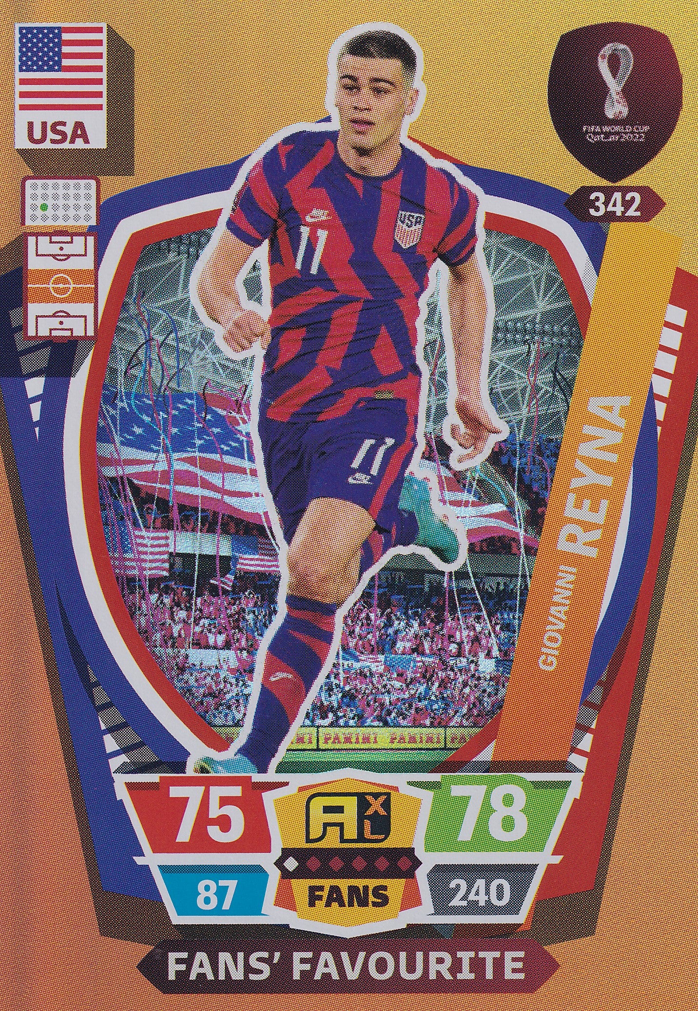342. GIOVANNI REYNA - USA - FANS FAVOURITE