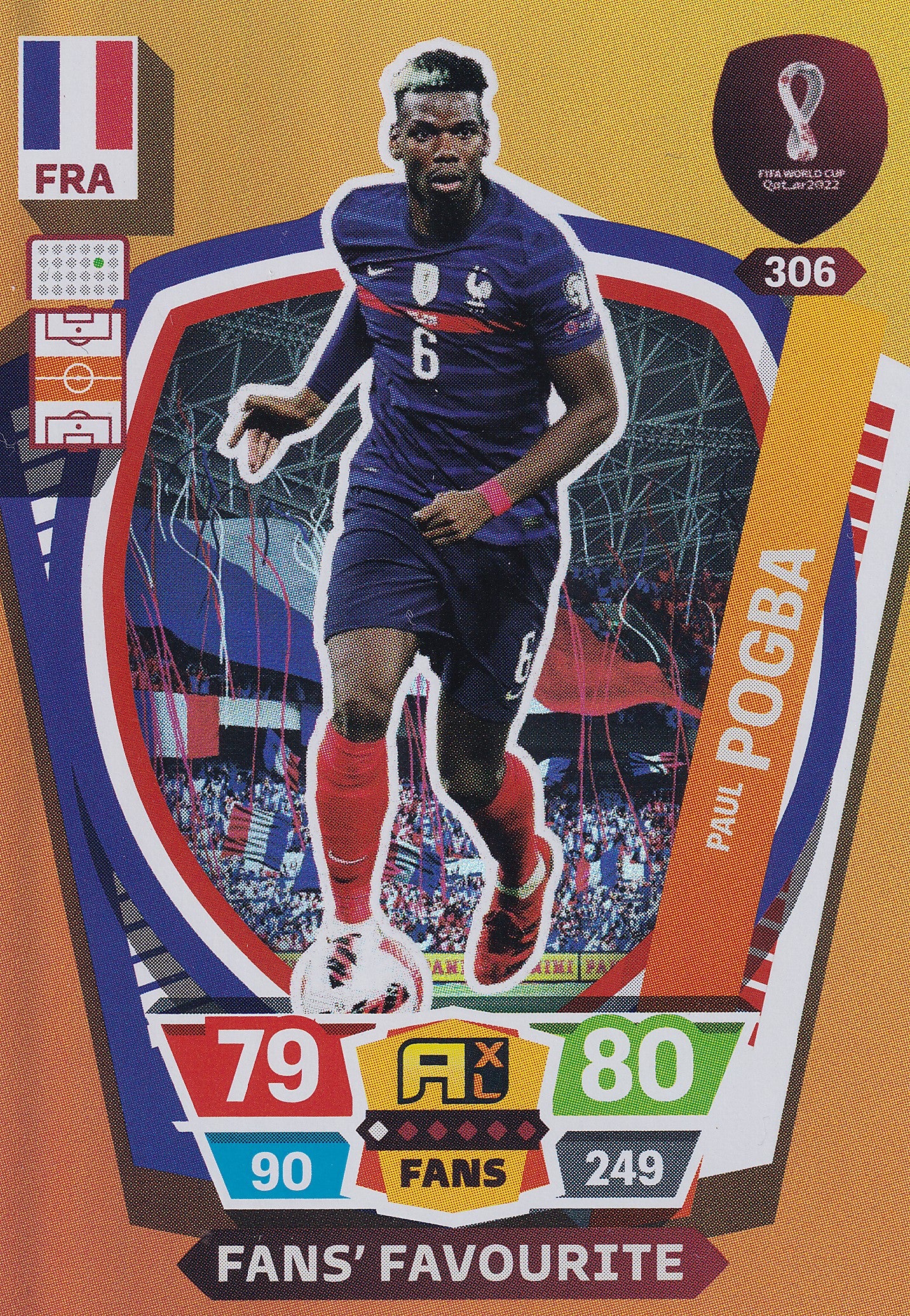 306. PAUL POGBA - FRANCE - FANS FAVOURITE