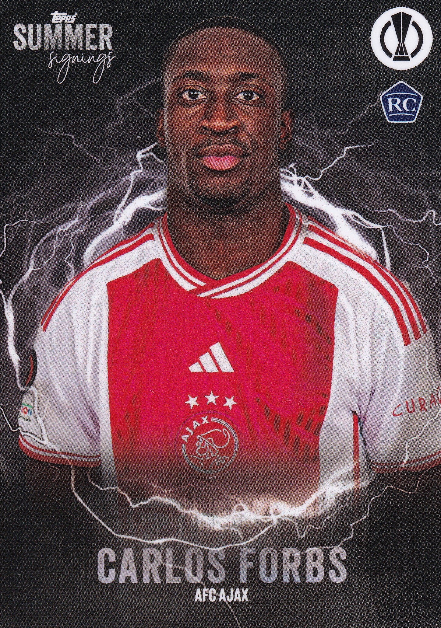 CARLOS FORBS - AFC AJAX - ROOKIE CARD