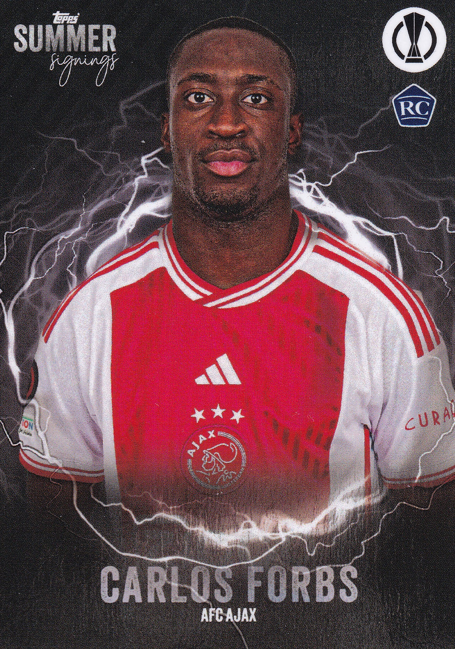 CARLOS FORBS - AFC AJAX - ROOKIE CARD