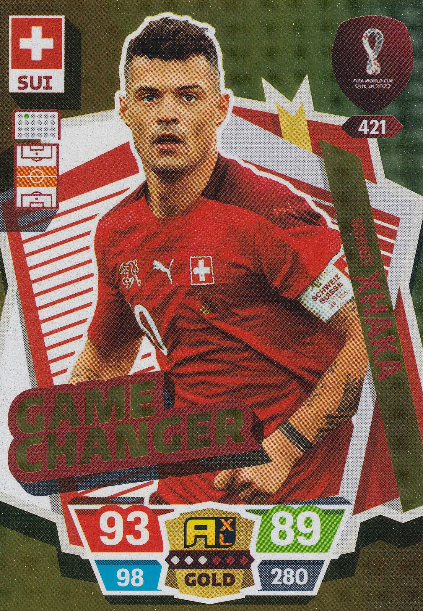 421. GRANIT XHAKA - SWITZERLAND - GAME CHANGER
