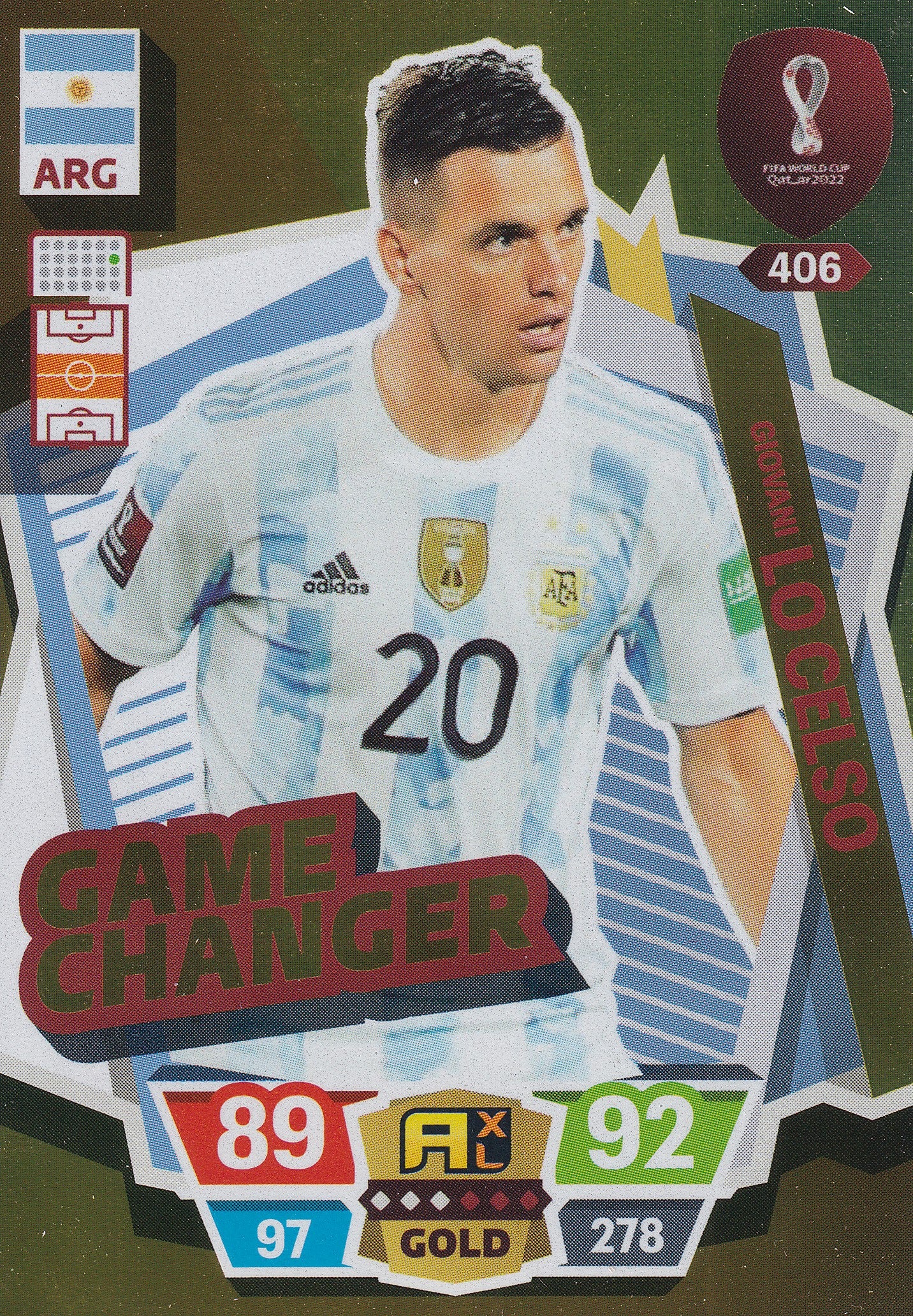 406. GIOVANI LO CELSO - ARGENTINA - GAME CHANGER
