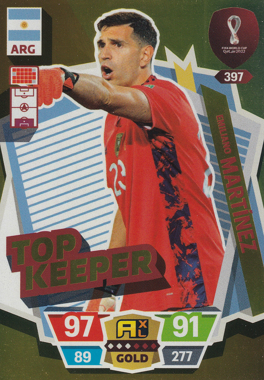 397. EMILIANO MARTINEZ - ARGENTINA - TOP KEEPER