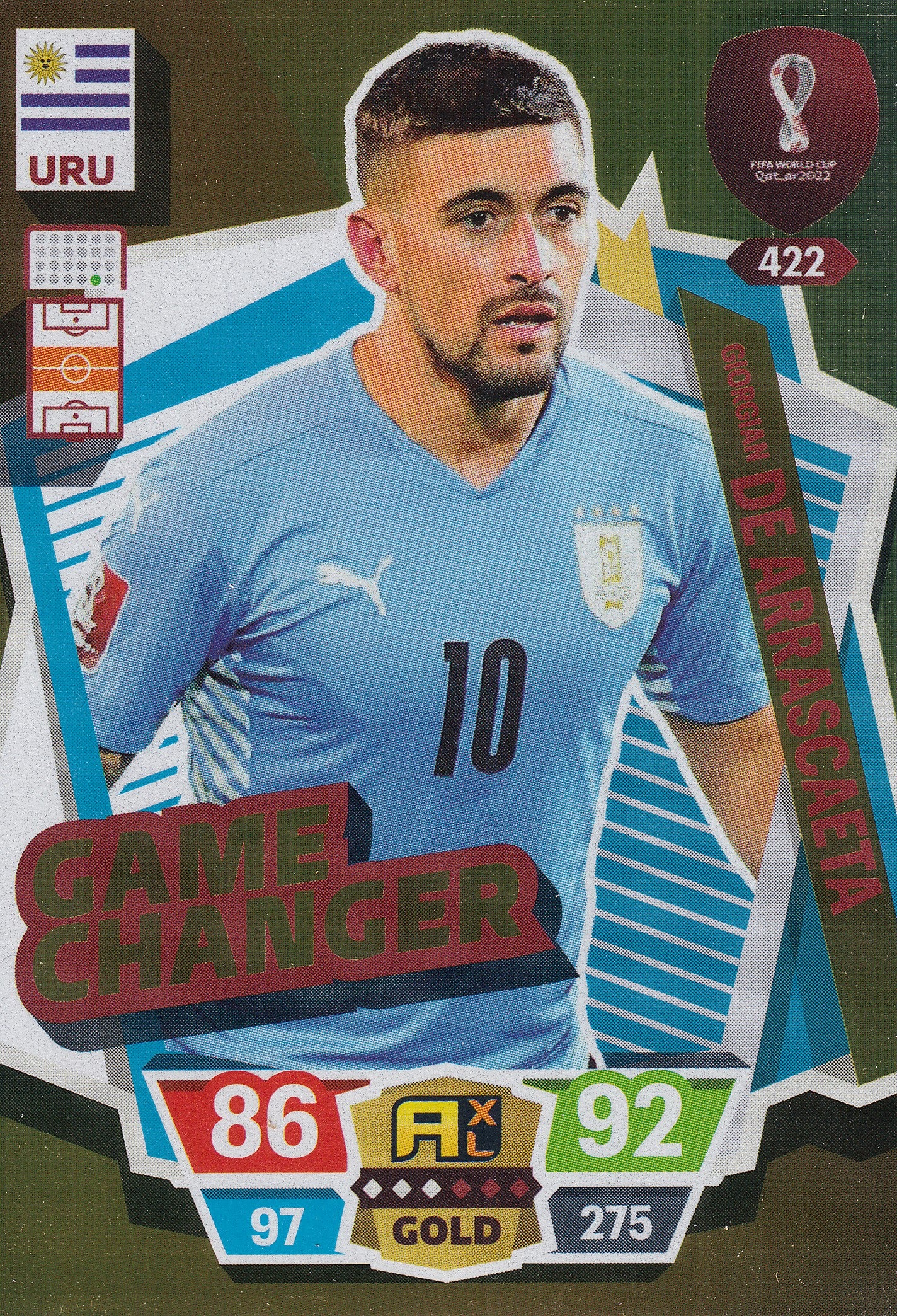422. GIORGIAN DE ARRASCAETA - URUGUAY - GAME CHANGER