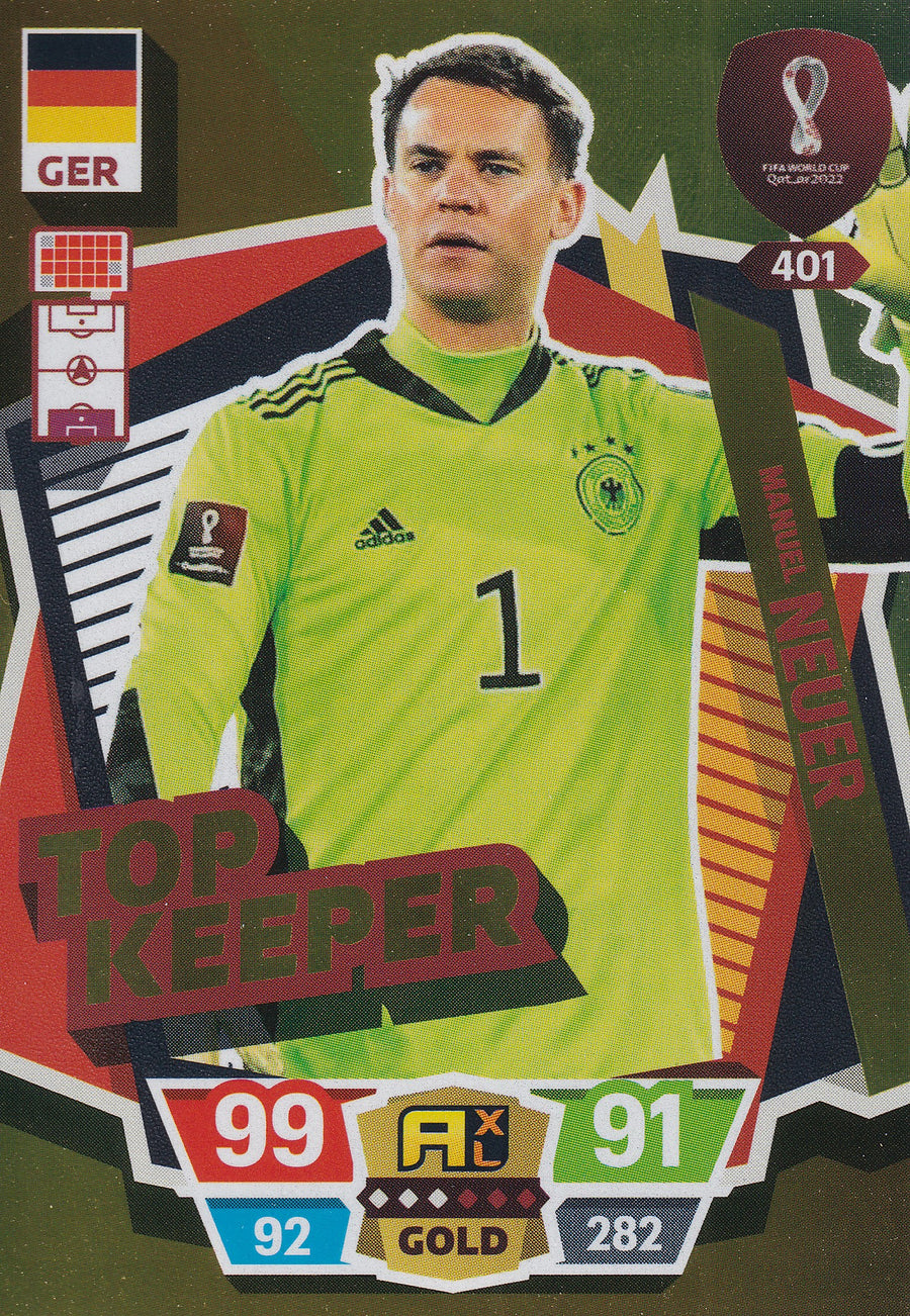 401. MANUEL NEUER - GERMANY - TOP KEEPER