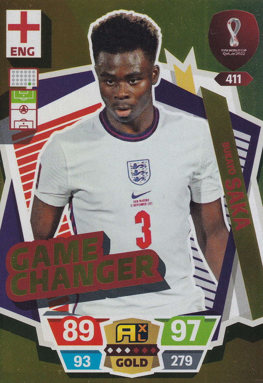 411. BUKAYO SAKA - ENGLAND - GAME CHANGER