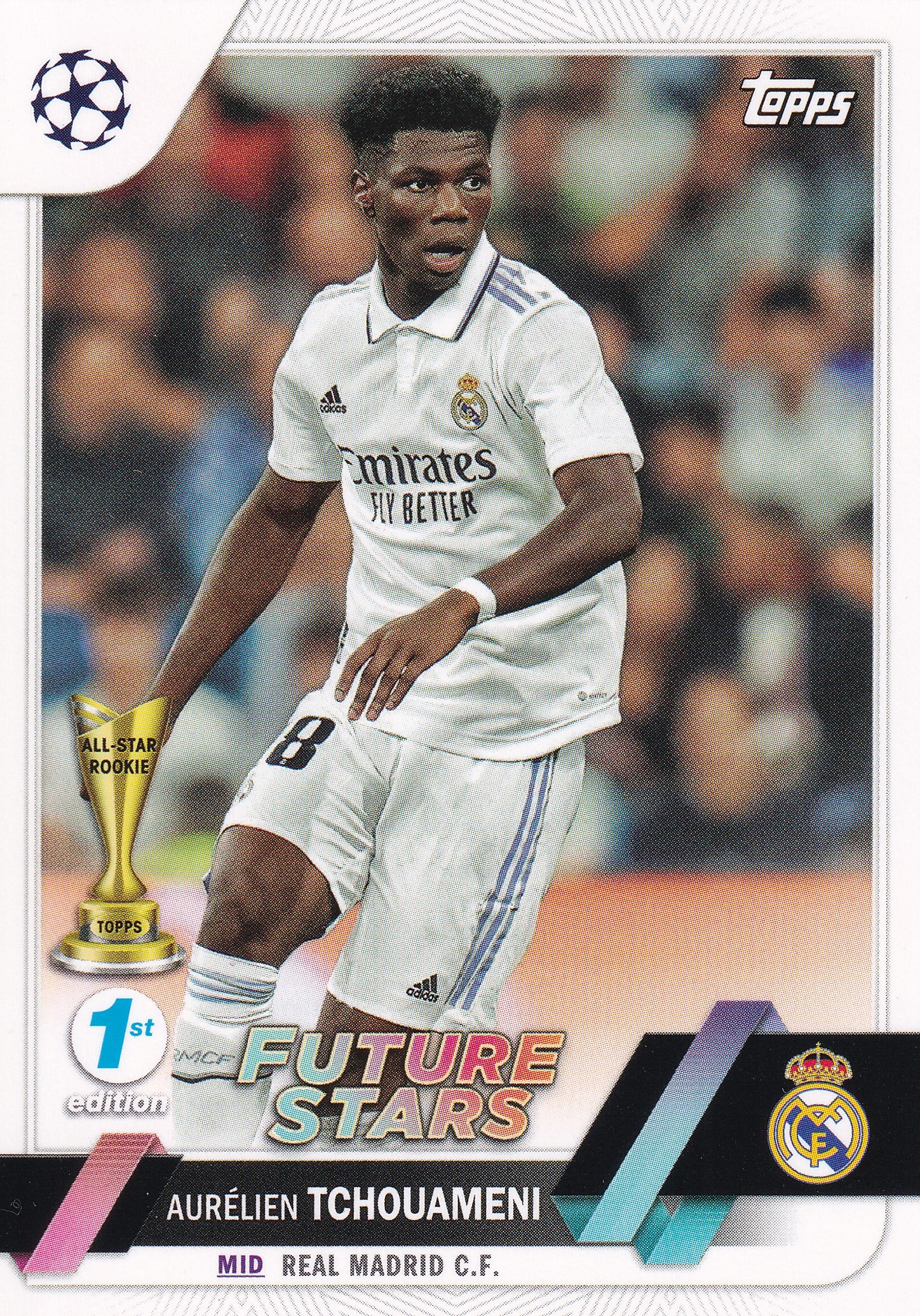 124. AURELIEN TCHOUAMENI - REAL MADRID C.F. - FUTURE STARS - ALL-STAR ROOKIE - 1ST EDITION