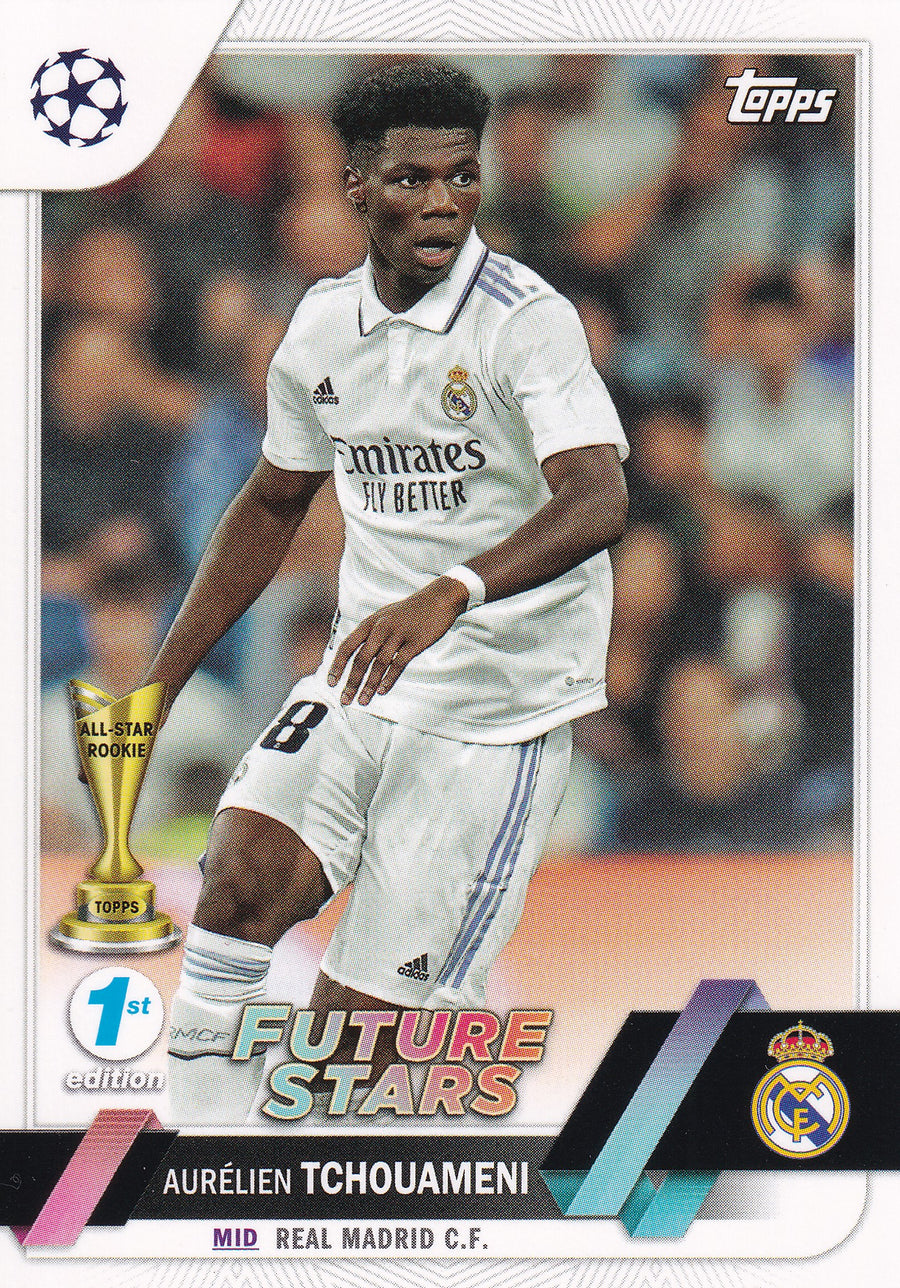 124. AURELIEN TCHOUAMENI - REAL MADRID C.F. - FUTURE STARS - ALL-STAR ROOKIE - 1ST EDITION