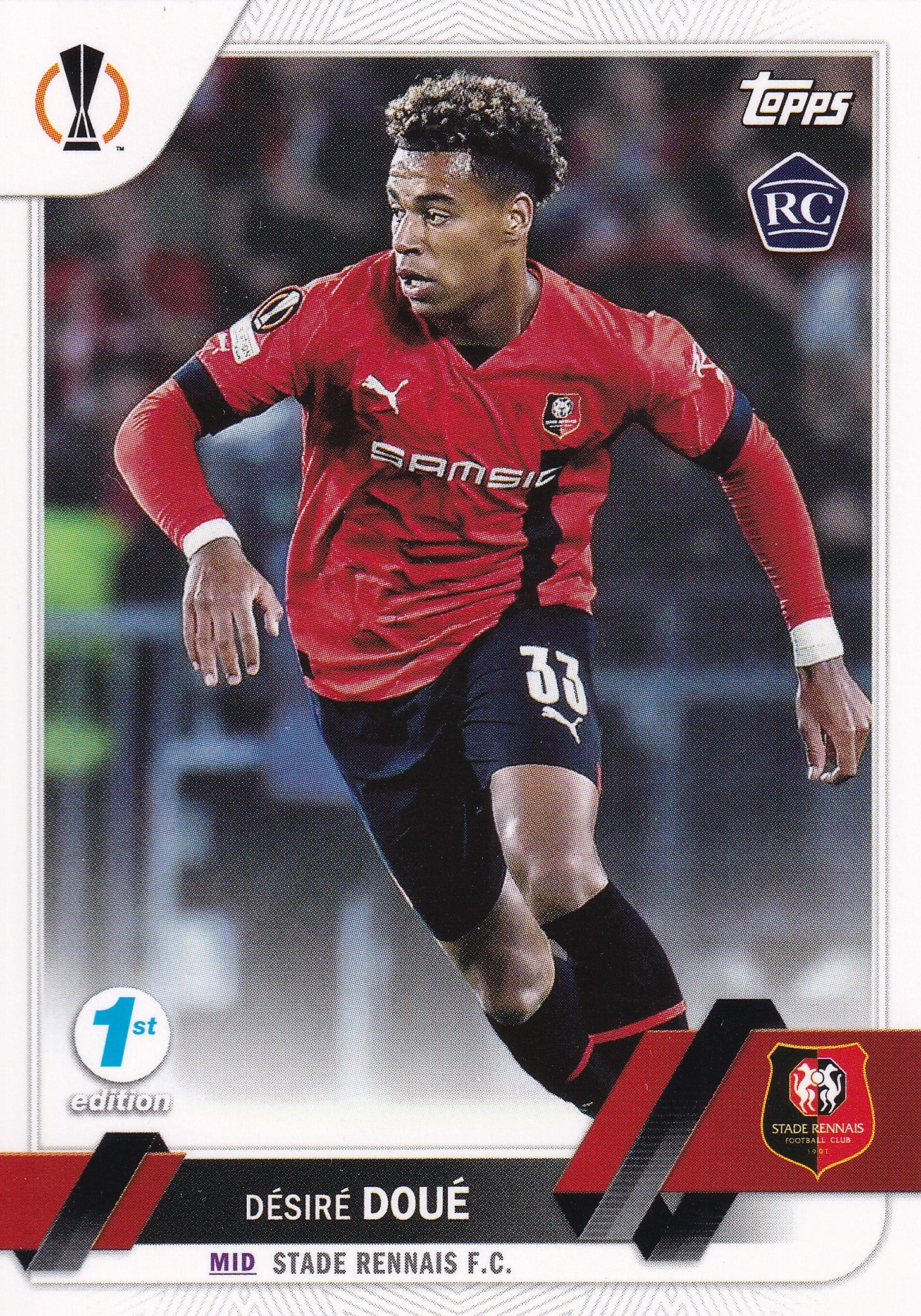048. DESIRE DOUE - STADE RENNAIS F.C. - ROOKIE CARD - 1ST EDITION