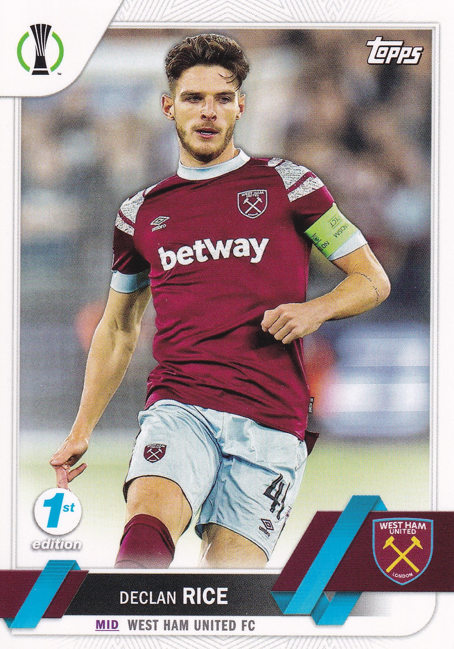 041. DECLAN RICE - WEST HAM UNITED - 1ST EDITION