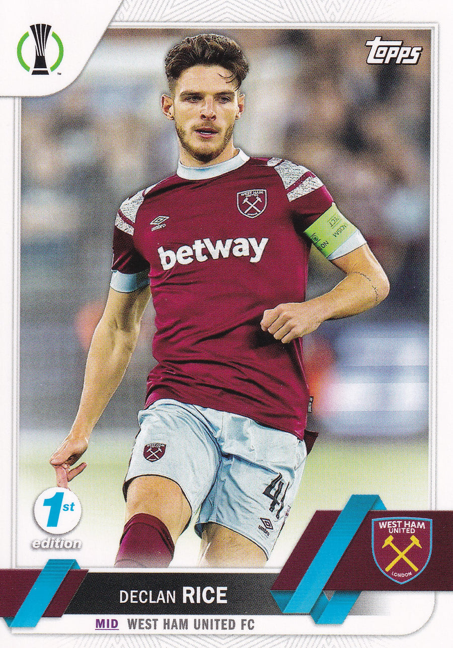 041. DECLAN RICE - WEST HAM UNITED - 1ST EDITION