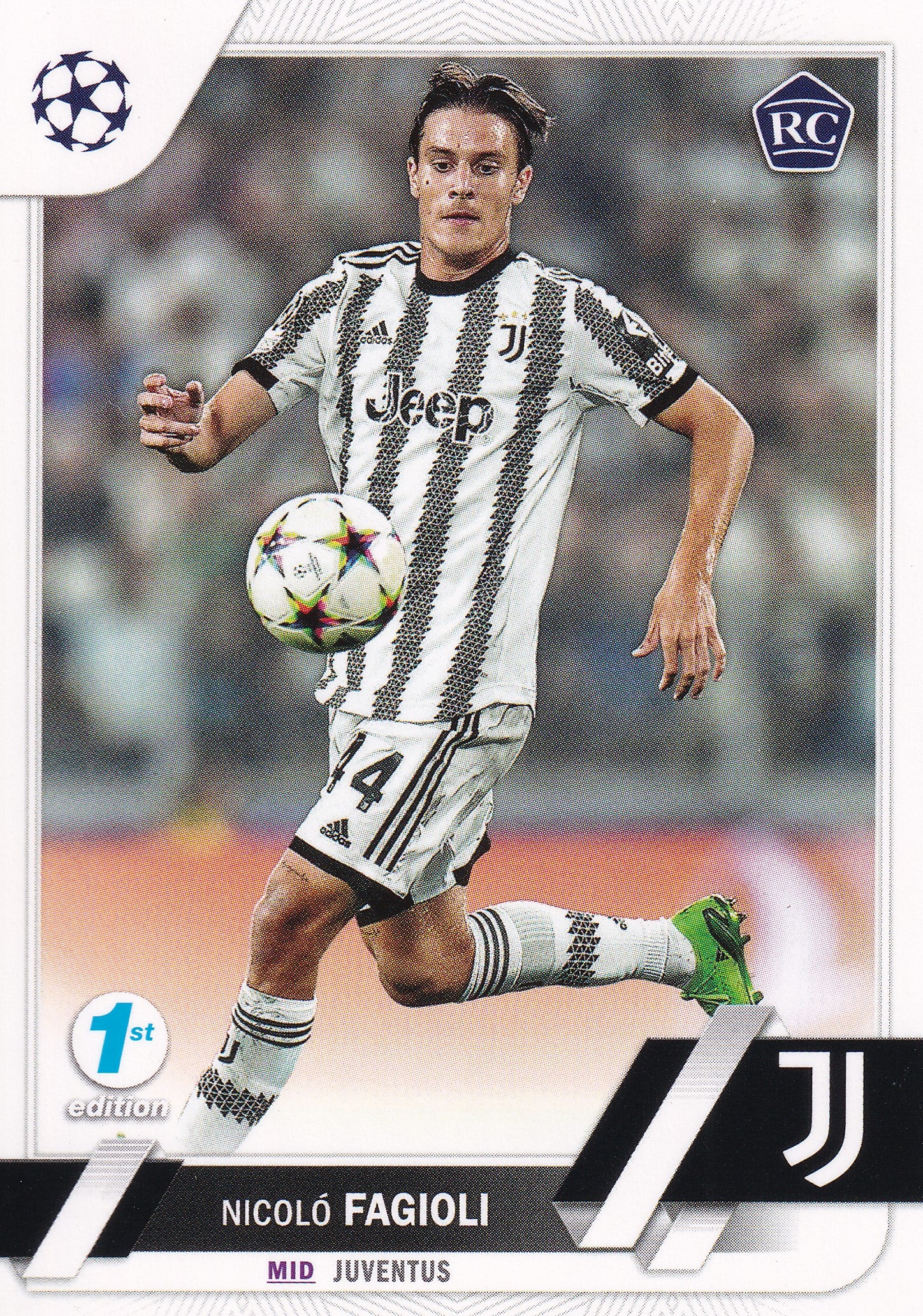 053. NICOLO FAGIOLI - JUVENTUS - ROOKIE CARD - 1ST EDITION