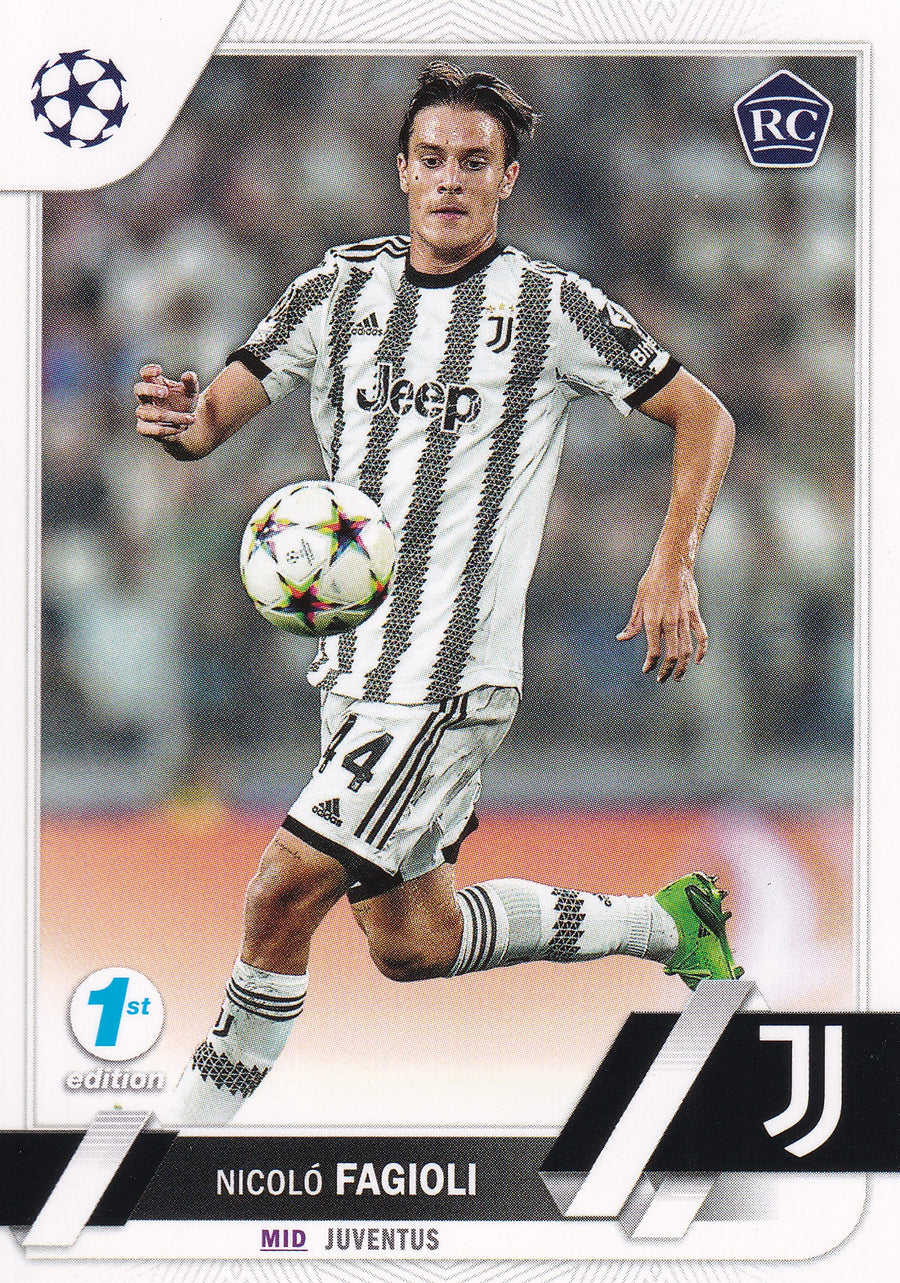 053. NICOLO FAGIOLI - JUVENTUS - ROOKIE CARD - 1ST EDITION
