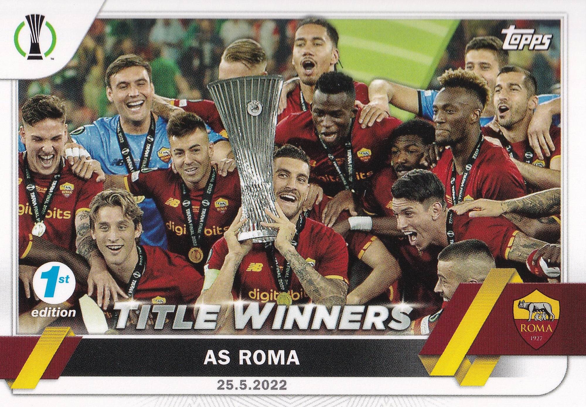 045. AS ROMA - TITLE WINNERS - 25.5.2022 - 1ST EDITION