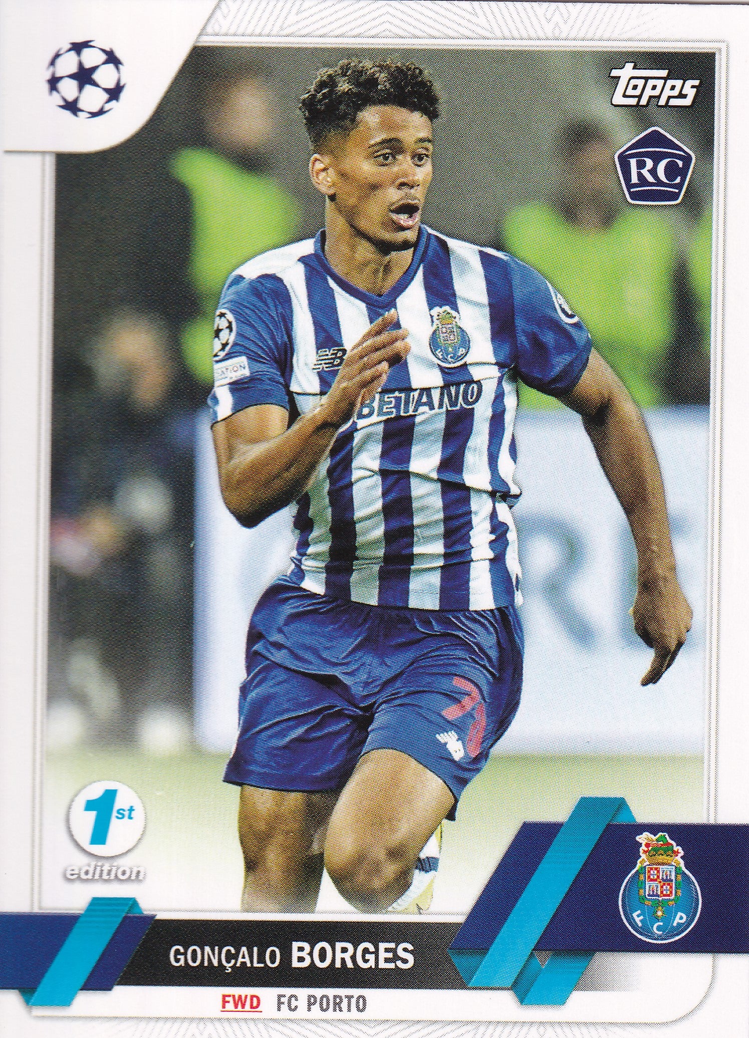 134. GONCALO BORGES - FC PORTO - ROOKIE CARD - 1ST EDITION
