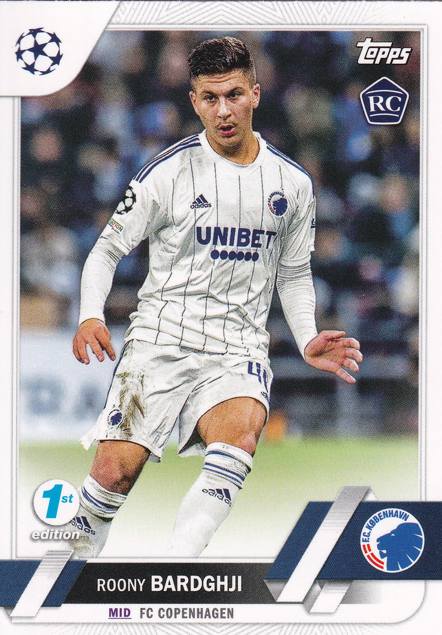 040. RONNY BARDGHIJ - FC COPENHAGEN - ROOKIE CARD - 1ST EDITION