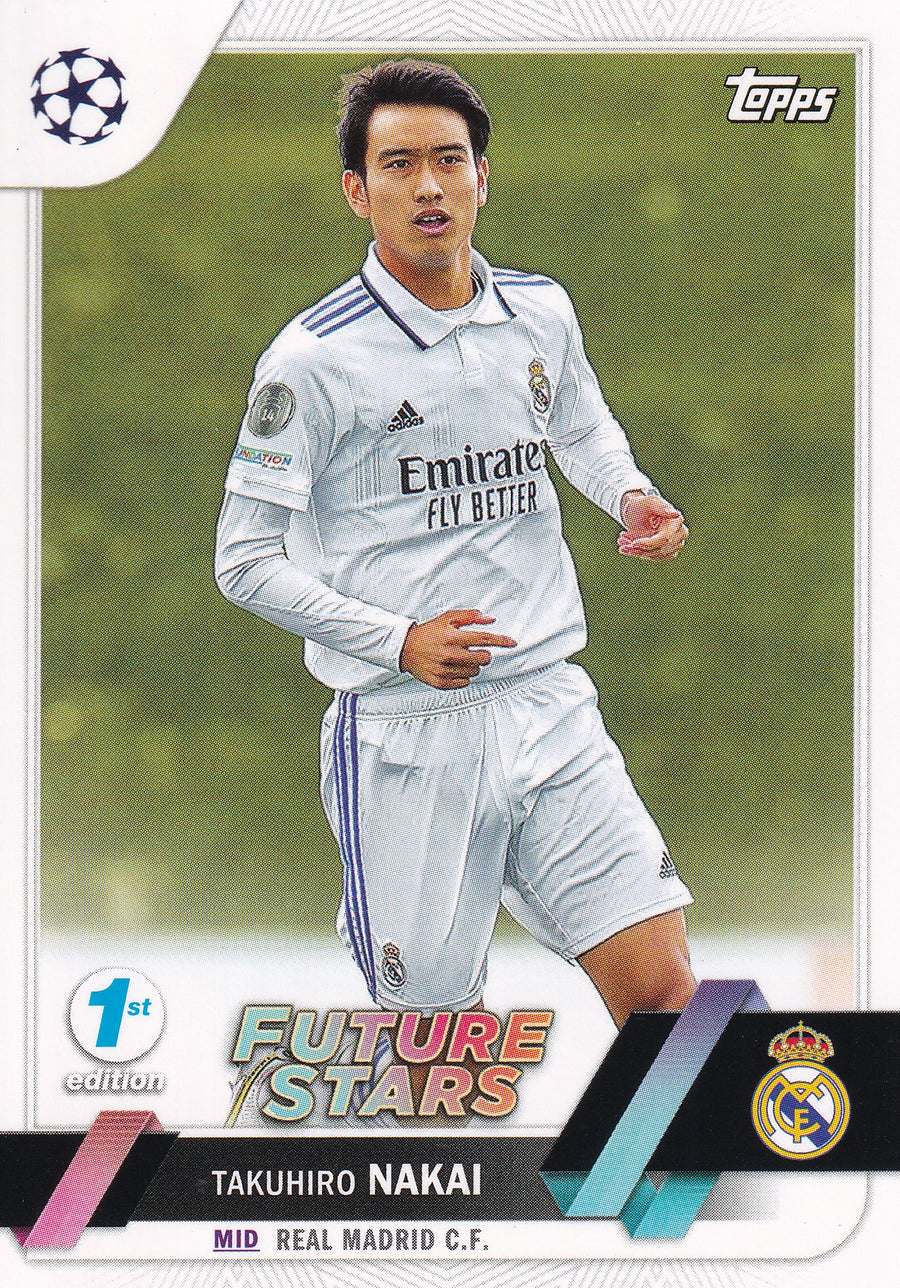 131. TAKUHIRO NAKAI - REAL MADRID C.F. - FUTURE STARS - 1ST EDITION