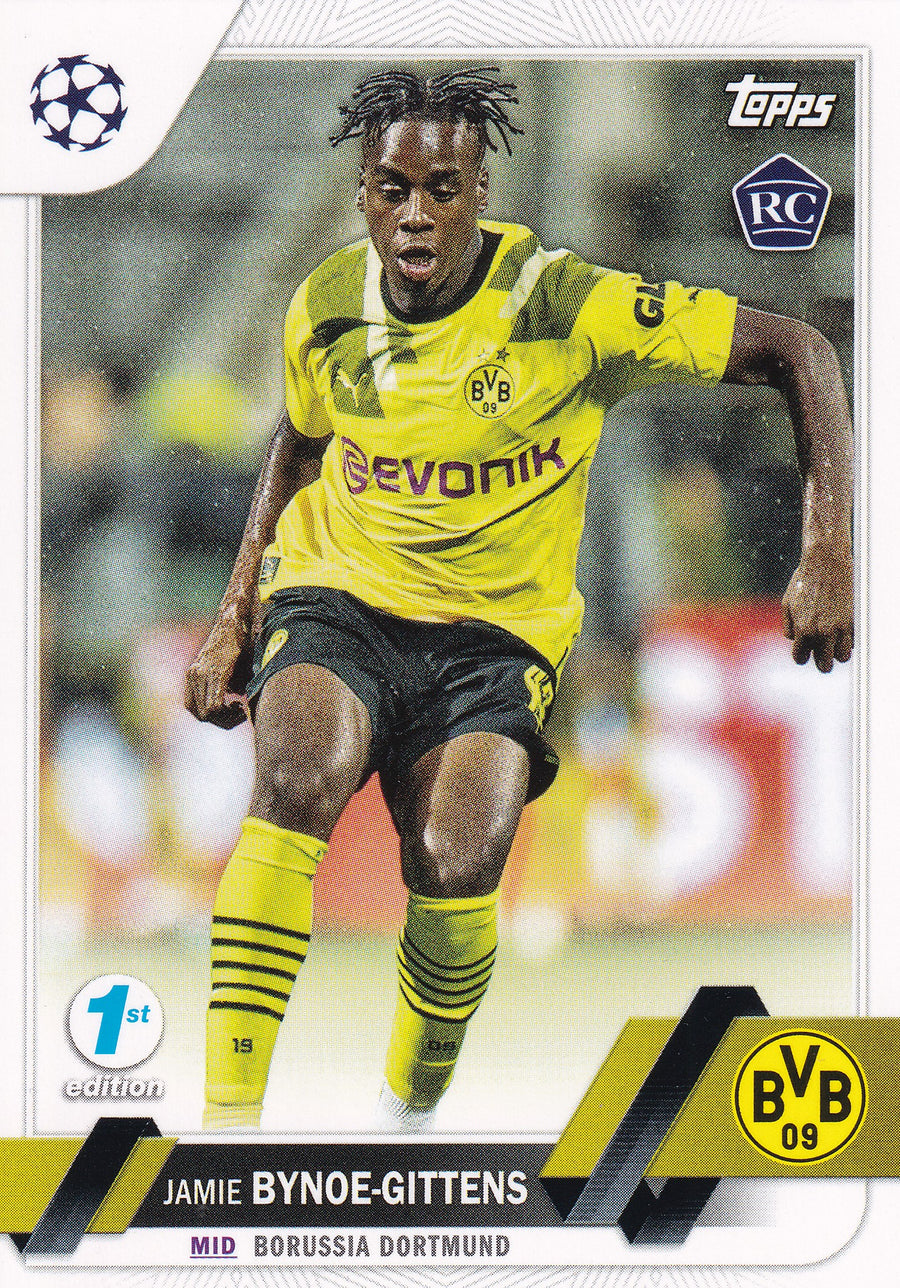 043. JAMIE BYNOE-GITTENS - BORUSSIA DORTMUND - ROOKIE CARD - 1ST EDITION