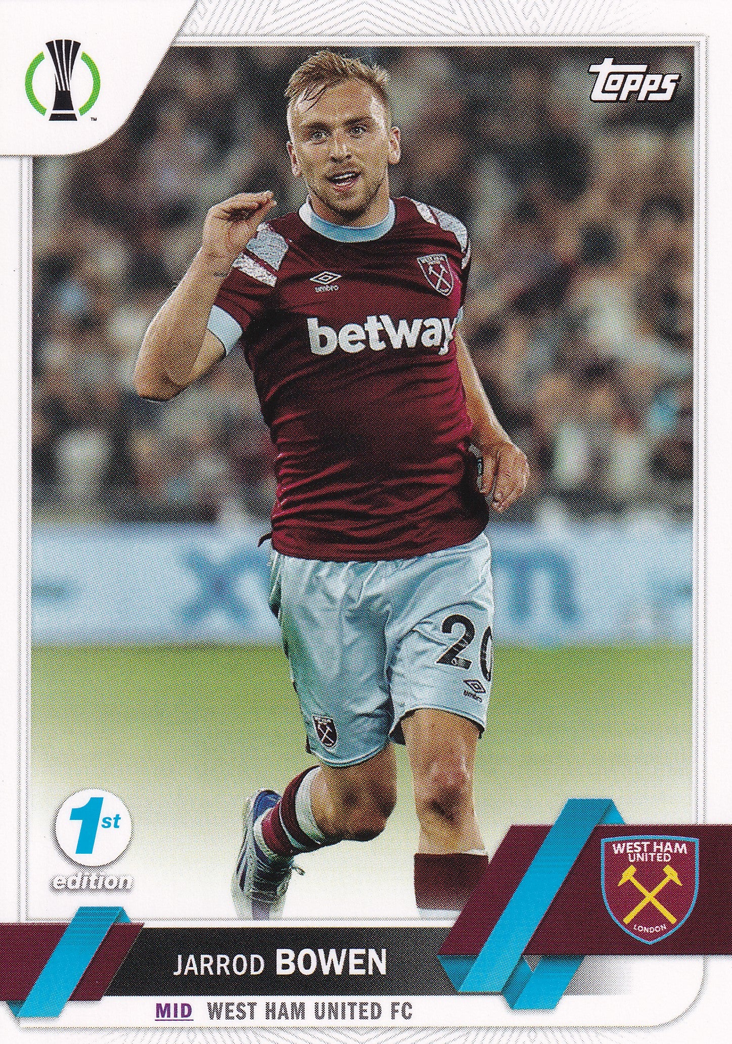 123. JARROD BOWEN - WEST HAM UNITED FC - 1ST EDITION