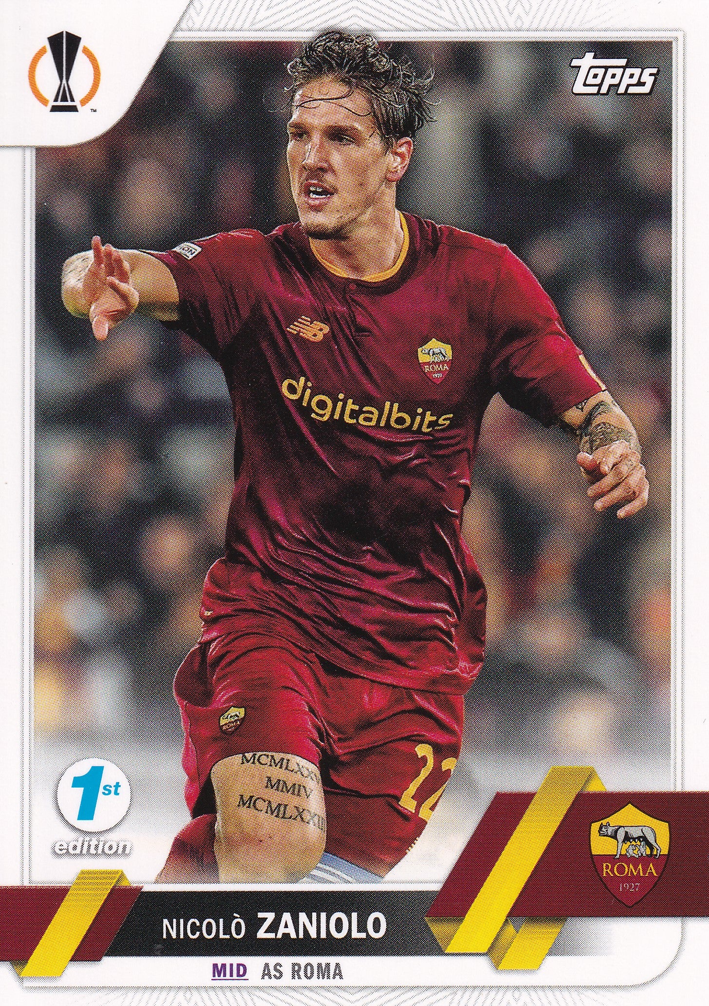 051. NICOLO ZANIOLO - AS ROMA - 1ST EDITION