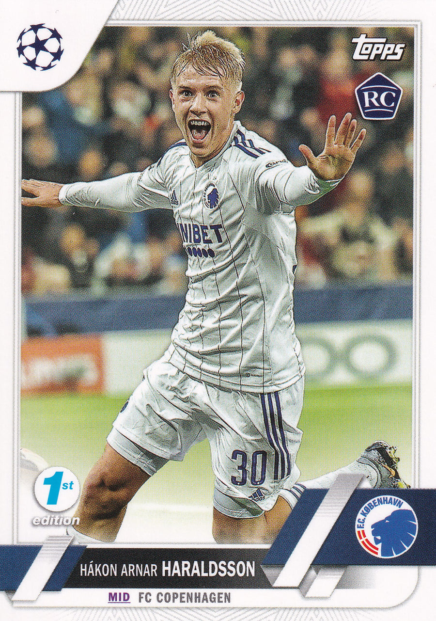 175. HÅKON ARNAR HARALDSSON - FC COPENHAGEN - ROOKIE CARD - 1ST EDITION