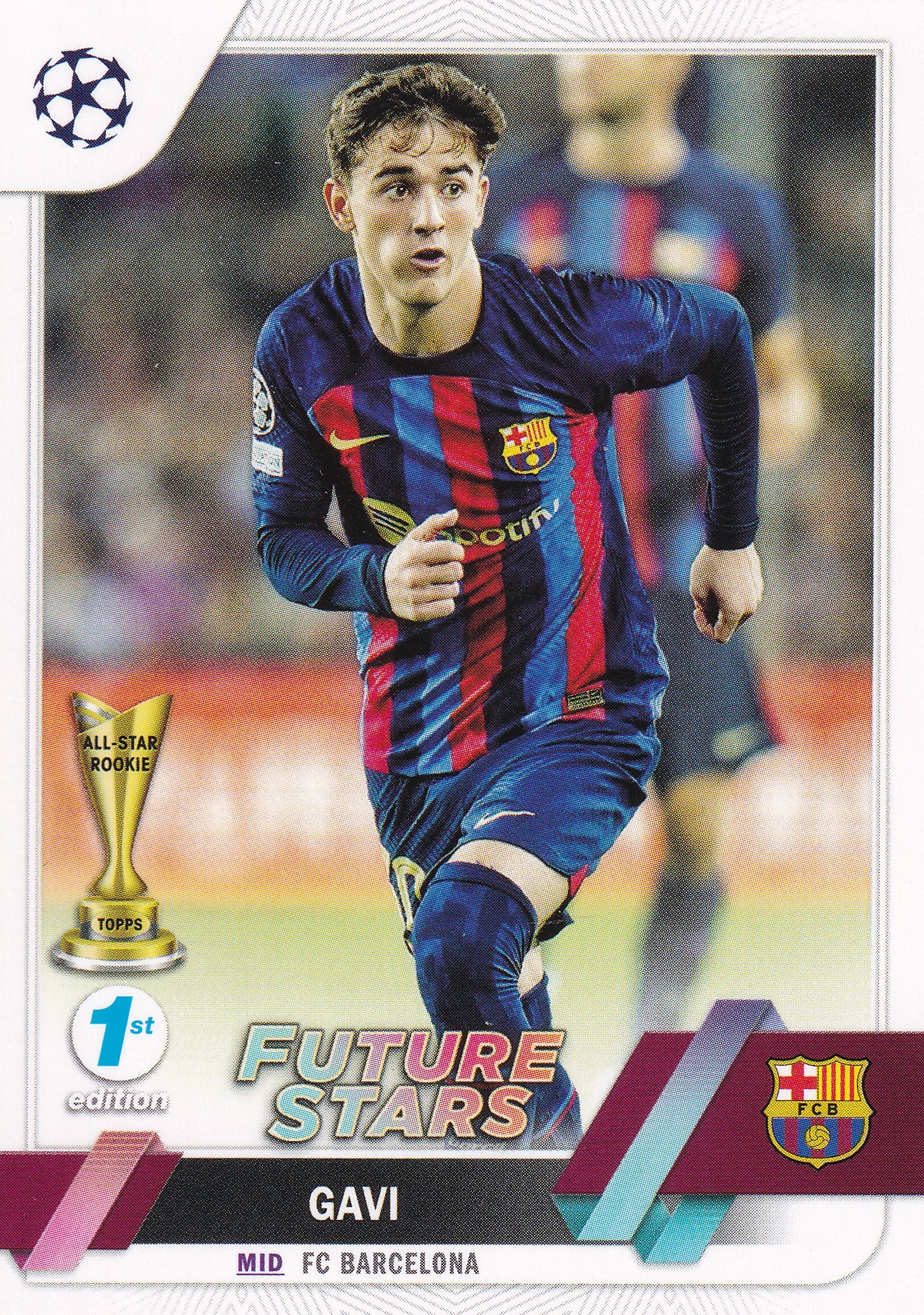 178. GAVI - FC BARCELONA - FUTURE STARS - ALL-STAR ROOKIE - 1ST EDITION