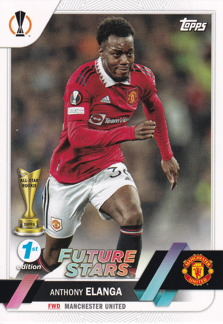 169. ANTHONY ELANGA - MANCHESTER UNITED - FUTURE STARS - ALL-STAR ROOKIE - 1ST EDITION