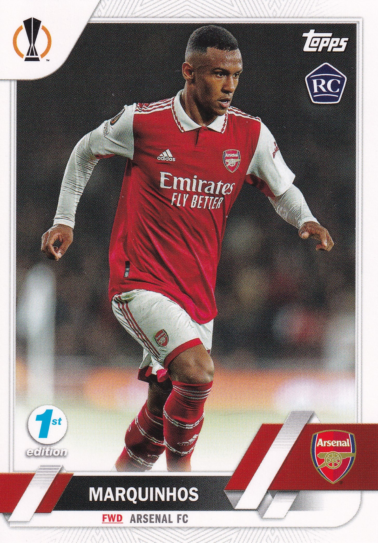 188. MARQUINHOS - ARSENAL FC - ROOKIE CARD - 1ST EDITION