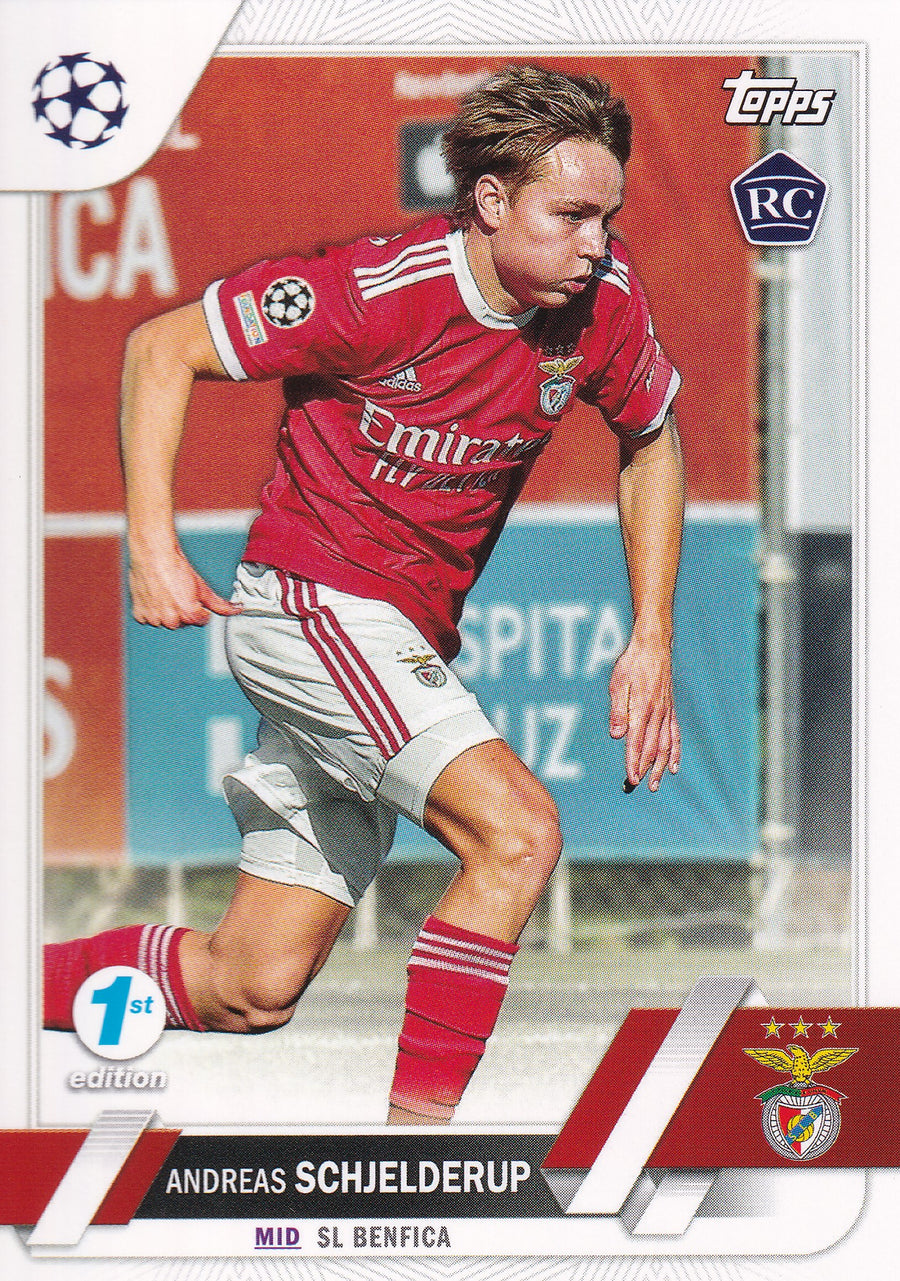 170. ANDREAS SCHJELDRUP - SL BENFICA - ROOKIE CARD - 1ST EDITION