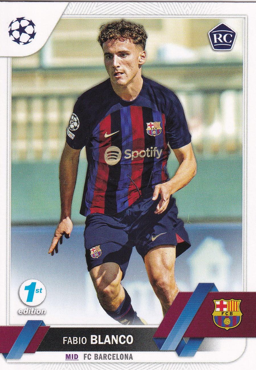 172. FABIO BLANCO - FC BARCELONA - ROOKIE CARD - 1ST EDITION