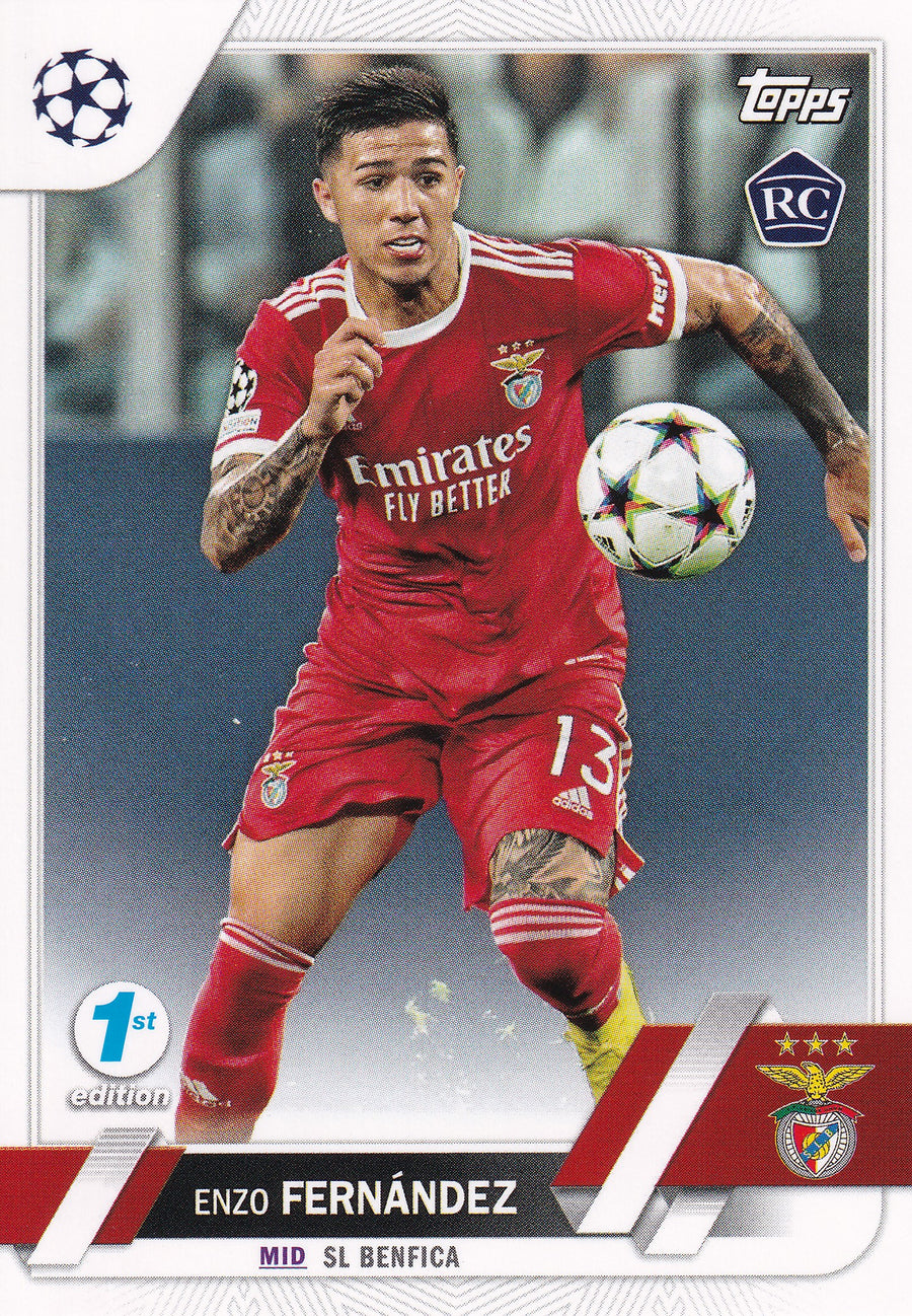 158. ENZO FERNANDEZ - SL BENFICA - ROOKIE CARD - 1ST EDITION