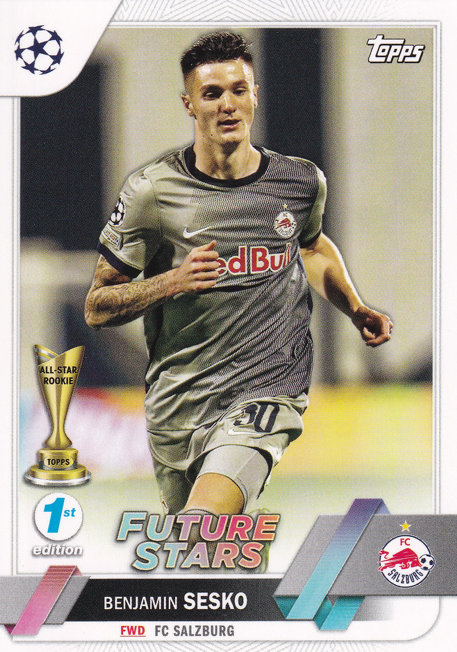 177. BENJAMIN SESKO - FC SALZBURG - FUTURE STARS - ALL-STAR ROOKIE - 1ST EDITION