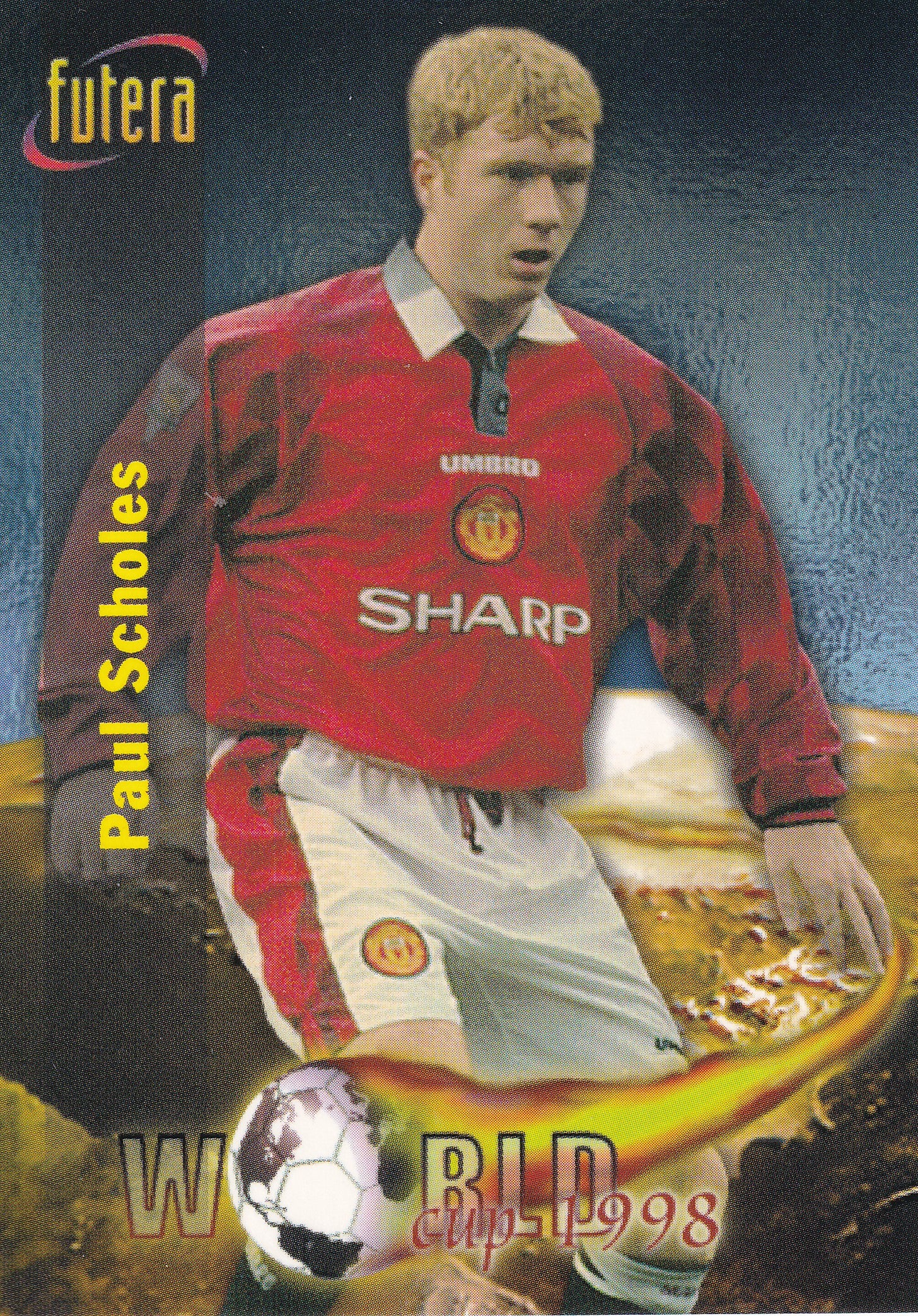 079. PAUL SCHOLES - MANCHESTER UNITED - WORLD CUP 1998