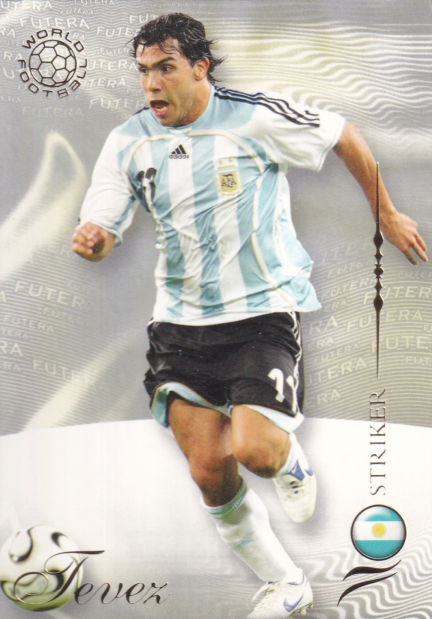 185. CARLOS TEVEZ - ARGENTINA - STRIKER