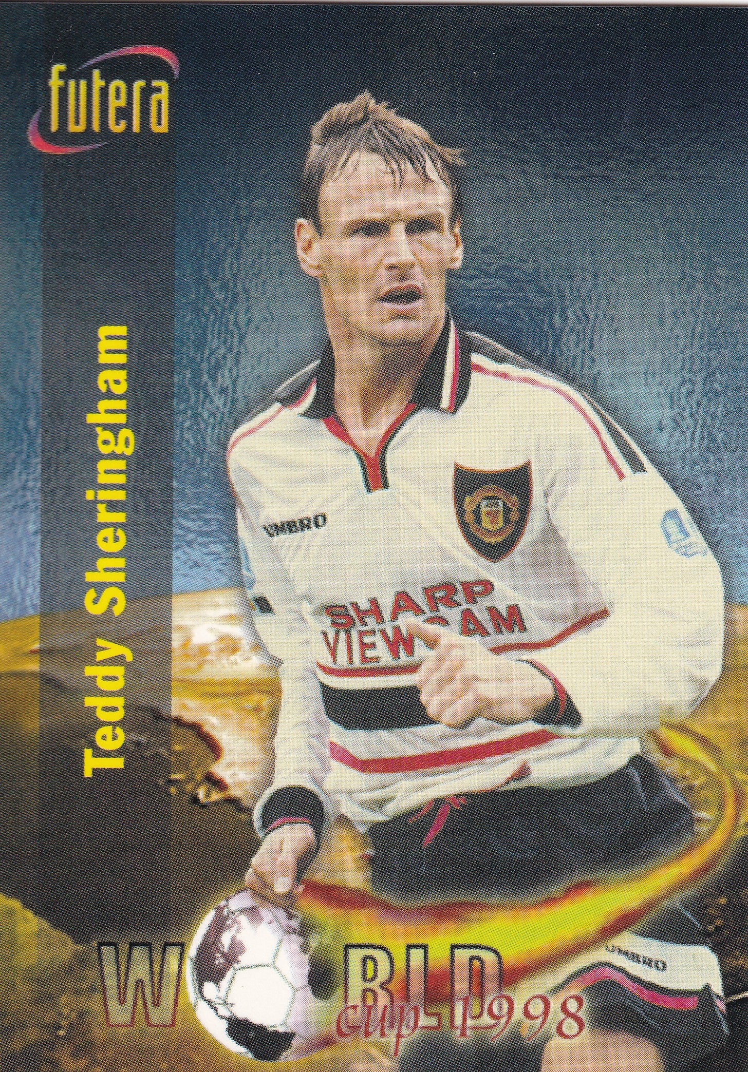077. TEDDY SHERINGHAM - MANCHESTER UNITED - WORLD CUP 1998